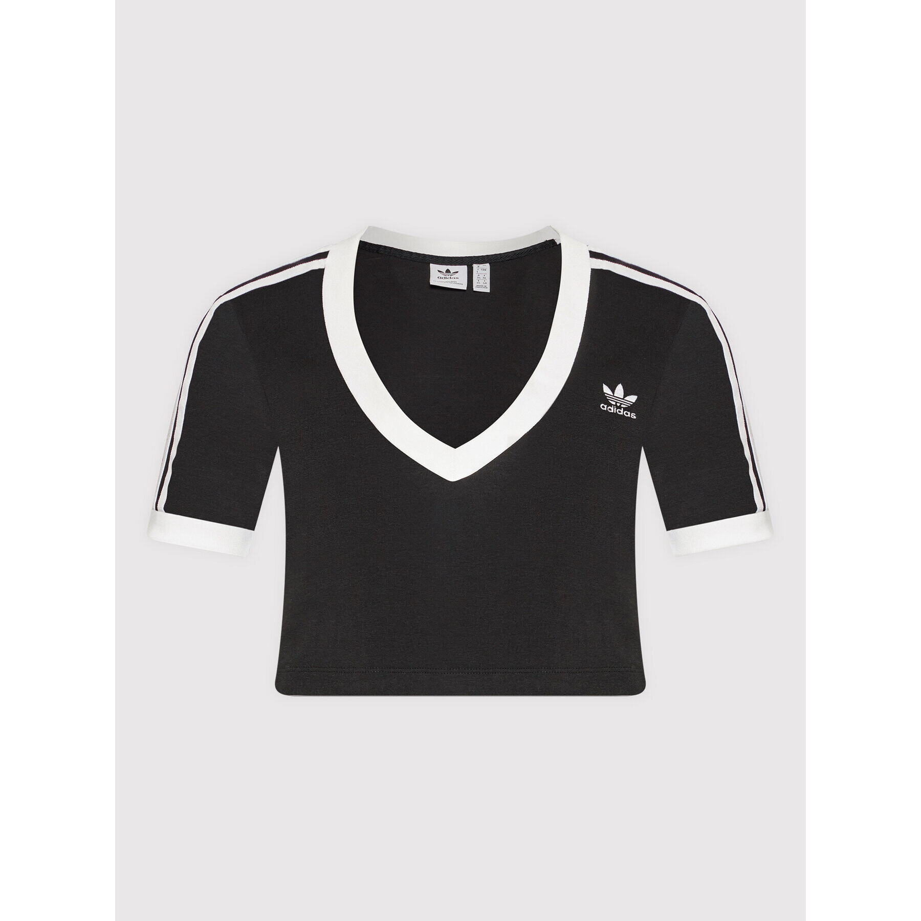 adidas Тишърт adicolor Classics HC2040 Черен Slim Fit - Pepit.bg
