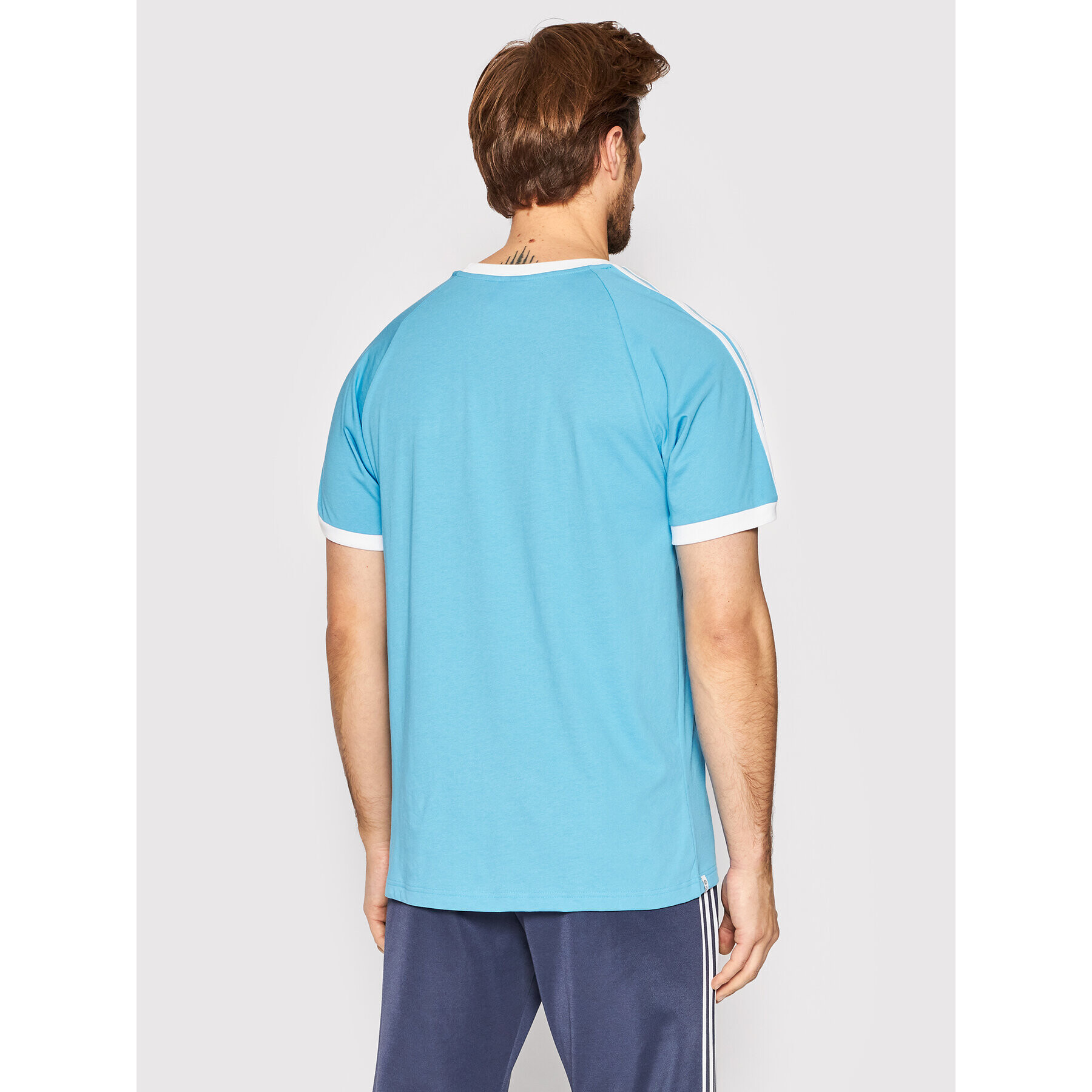 adidas Тишърт adicolor Classics Trace HB9527 Син Slim Fit - Pepit.bg