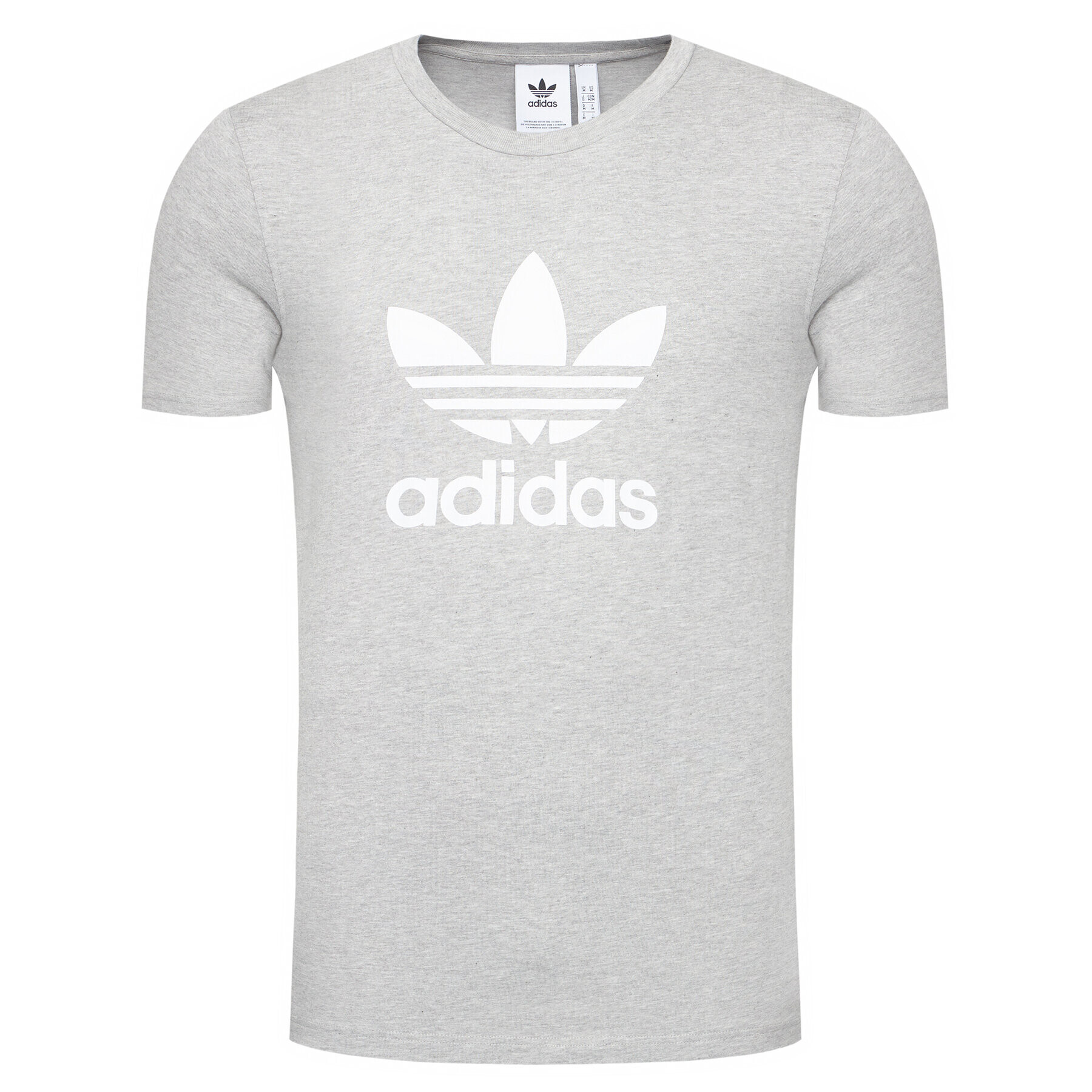 adidas Тишърт adicolor Classics Trefoil GN3465 Сив Standart Fit - Pepit.bg