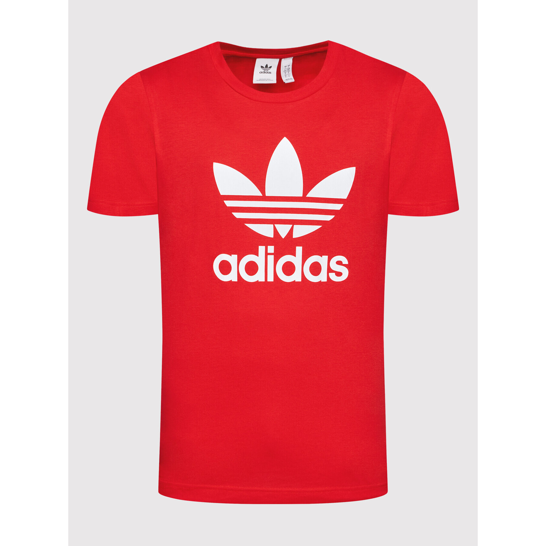 adidas Тишърт adicolor Classics Trefoil HE9511 Червен Regular Fit - Pepit.bg