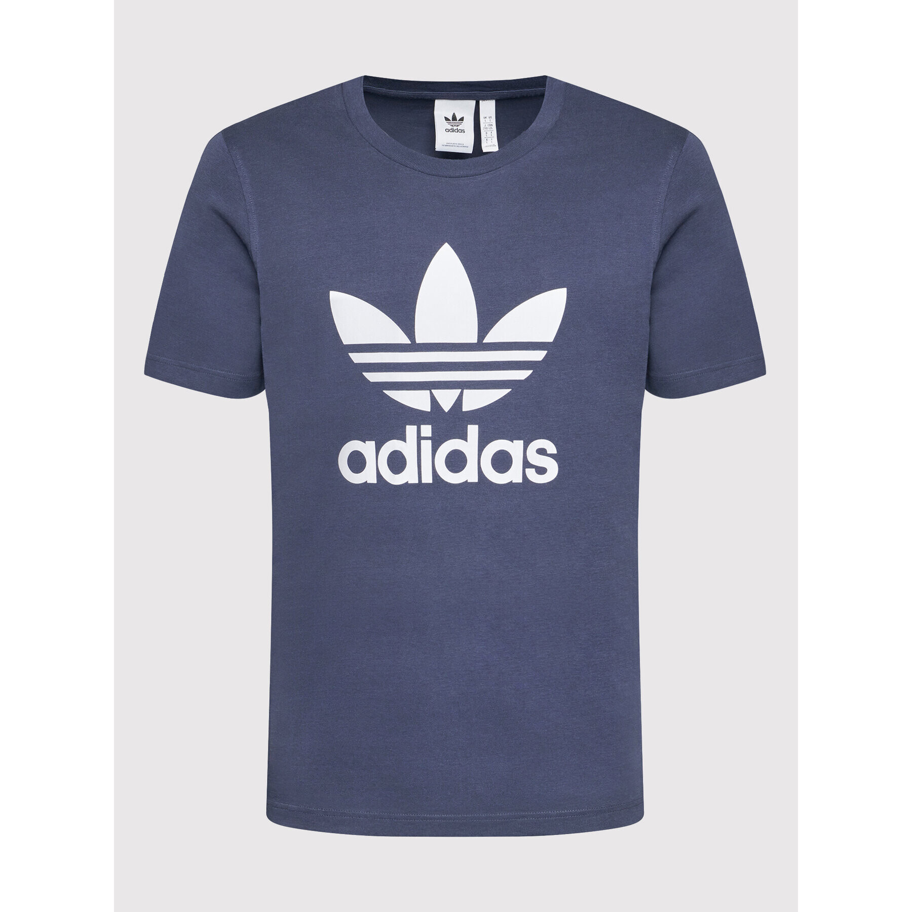 adidas Тишърт adicolor Classics Trefoil HE9512 Тъмносин Regular Fit - Pepit.bg