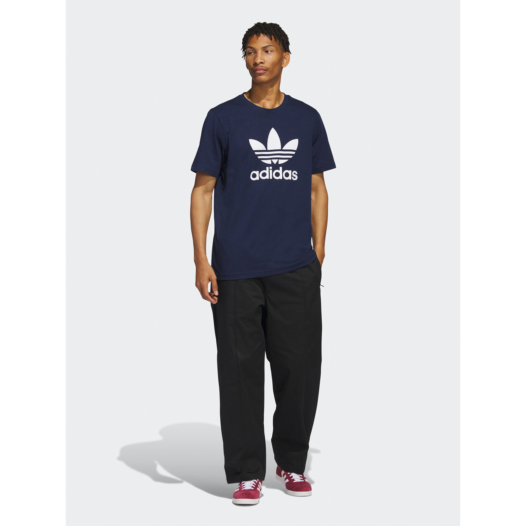 adidas Тишърт Adicolor Classics Trefoil T-Shirt IA4814 Син Regular Fit - Pepit.bg