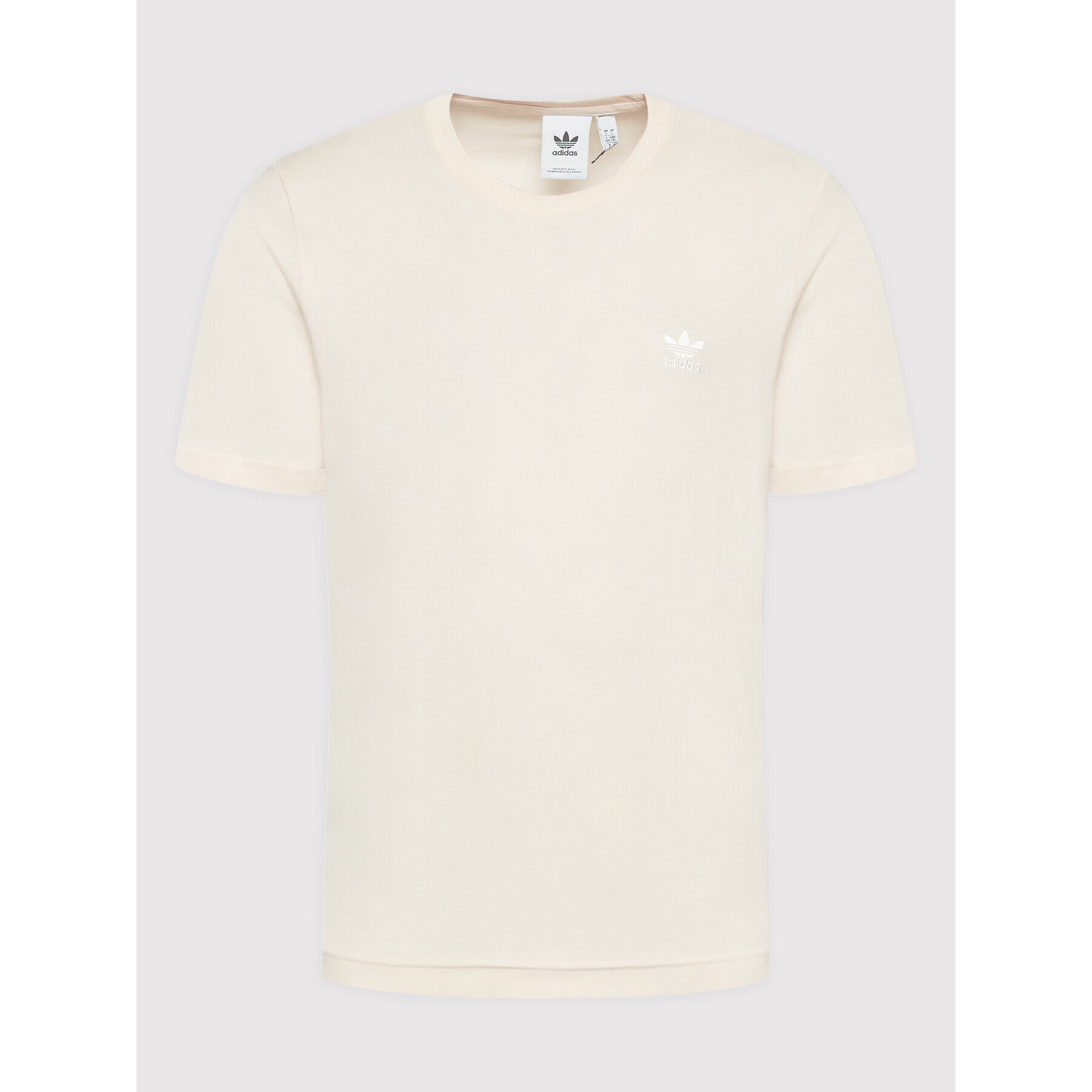 adidas Тишърт adicolor Essentials Trefoil HE7194 Бежов Regular Fit - Pepit.bg