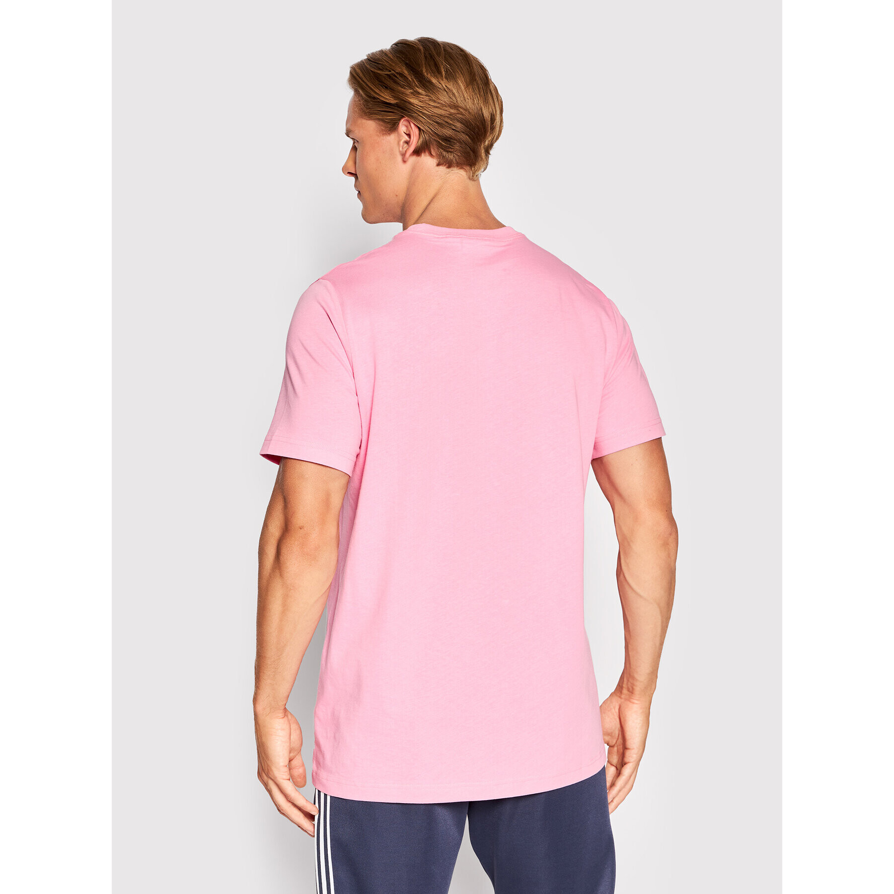 adidas Тишърт adicolor Essentials Trefoil HJ7980 Розов Regular Fit - Pepit.bg