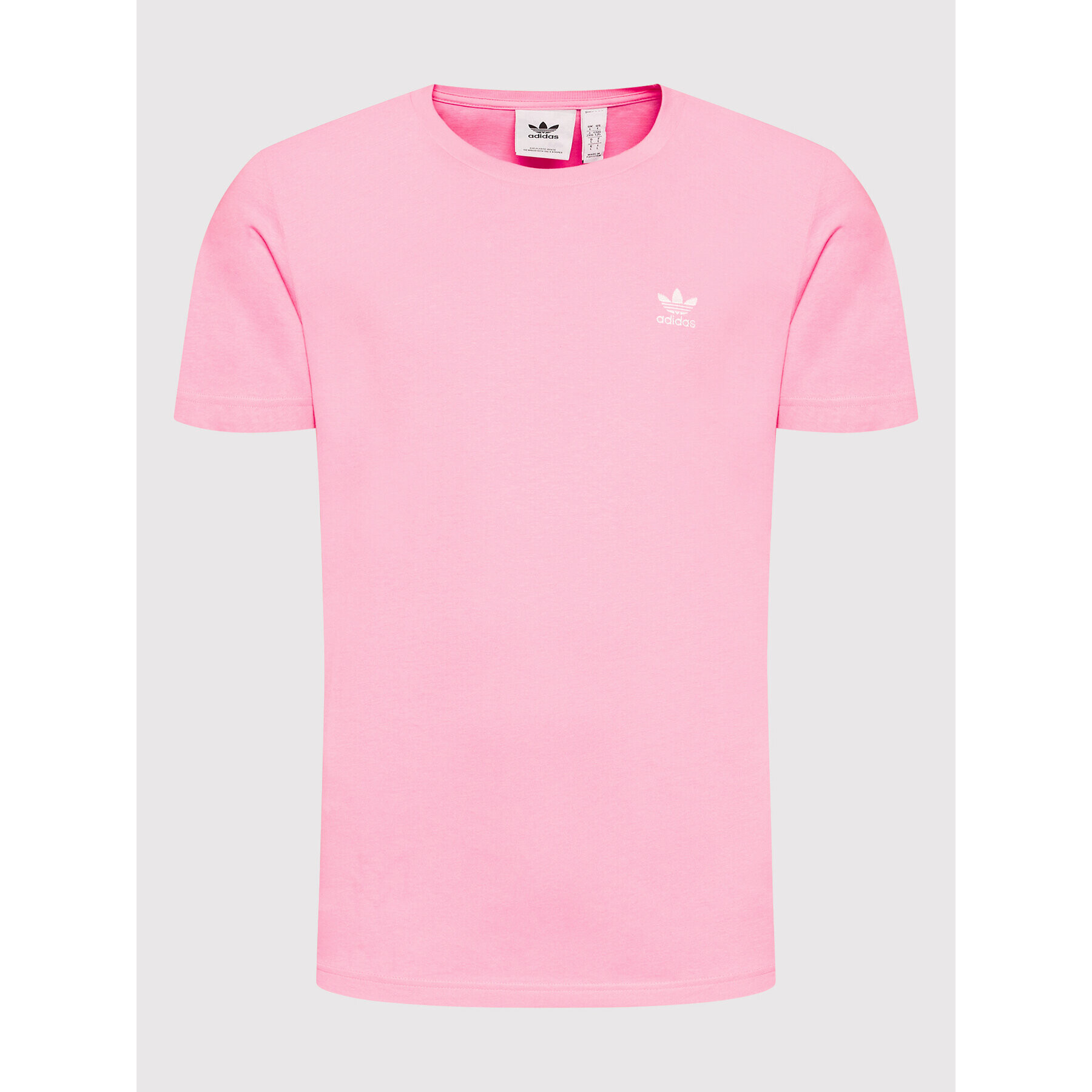 adidas Тишърт adicolor Essentials Trefoil HJ7980 Розов Regular Fit - Pepit.bg