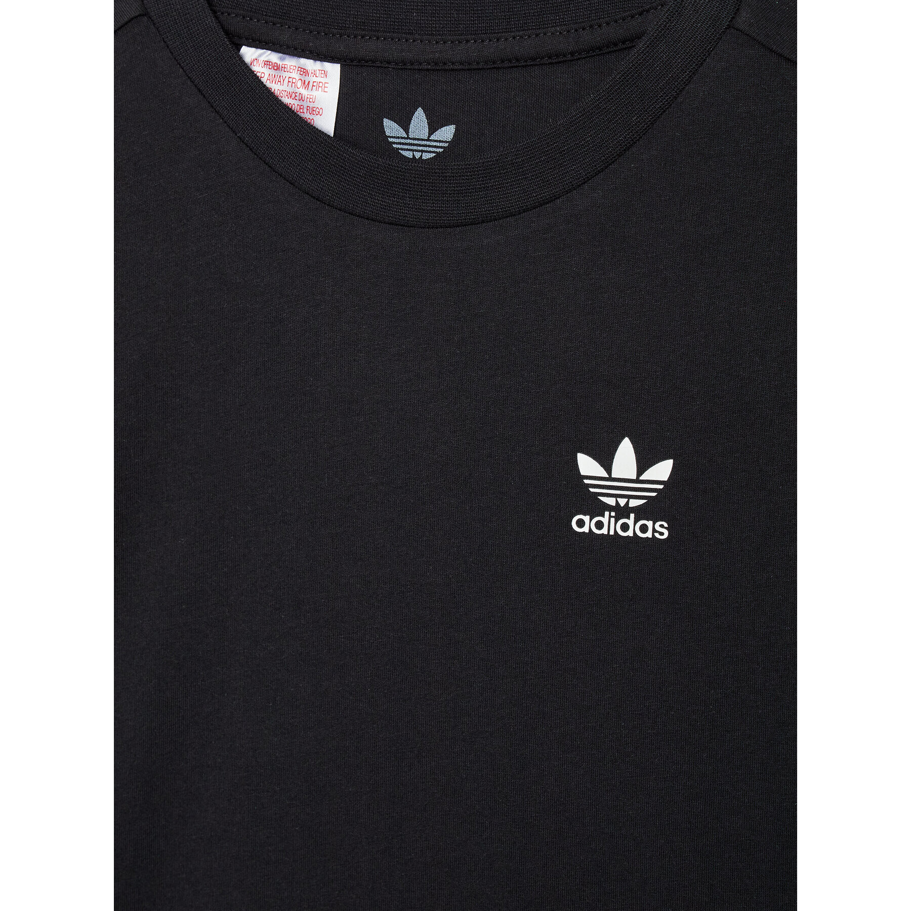 adidas Тишърт adicolor HK0401 Черен Regular Fit - Pepit.bg