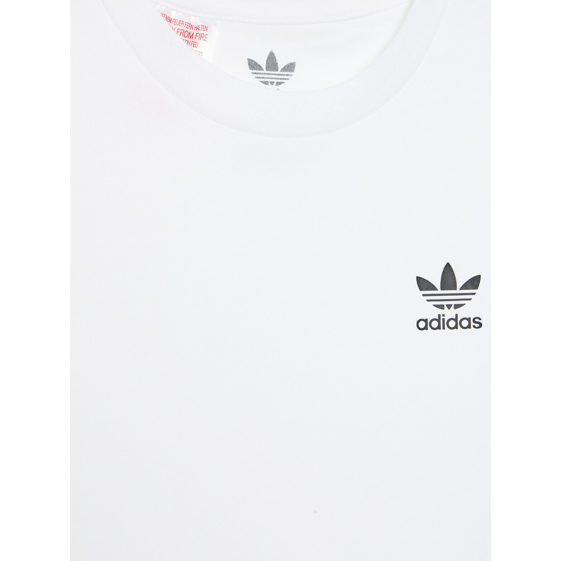 adidas Тишърт adicolor HK0403 Бял Regular Fit - Pepit.bg