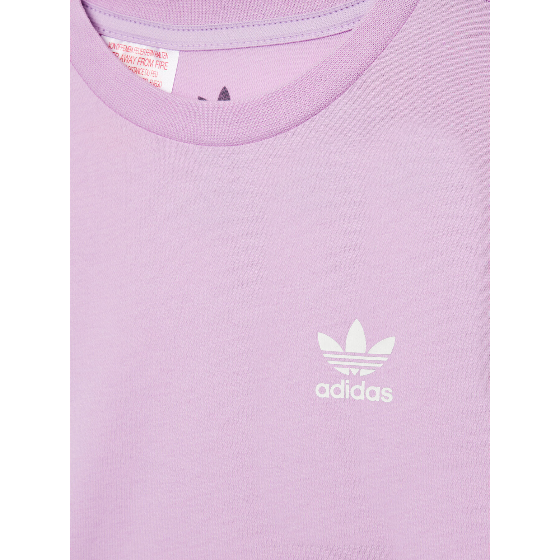 adidas Тишърт adicolor HK7466 Виолетов Regular Fit - Pepit.bg