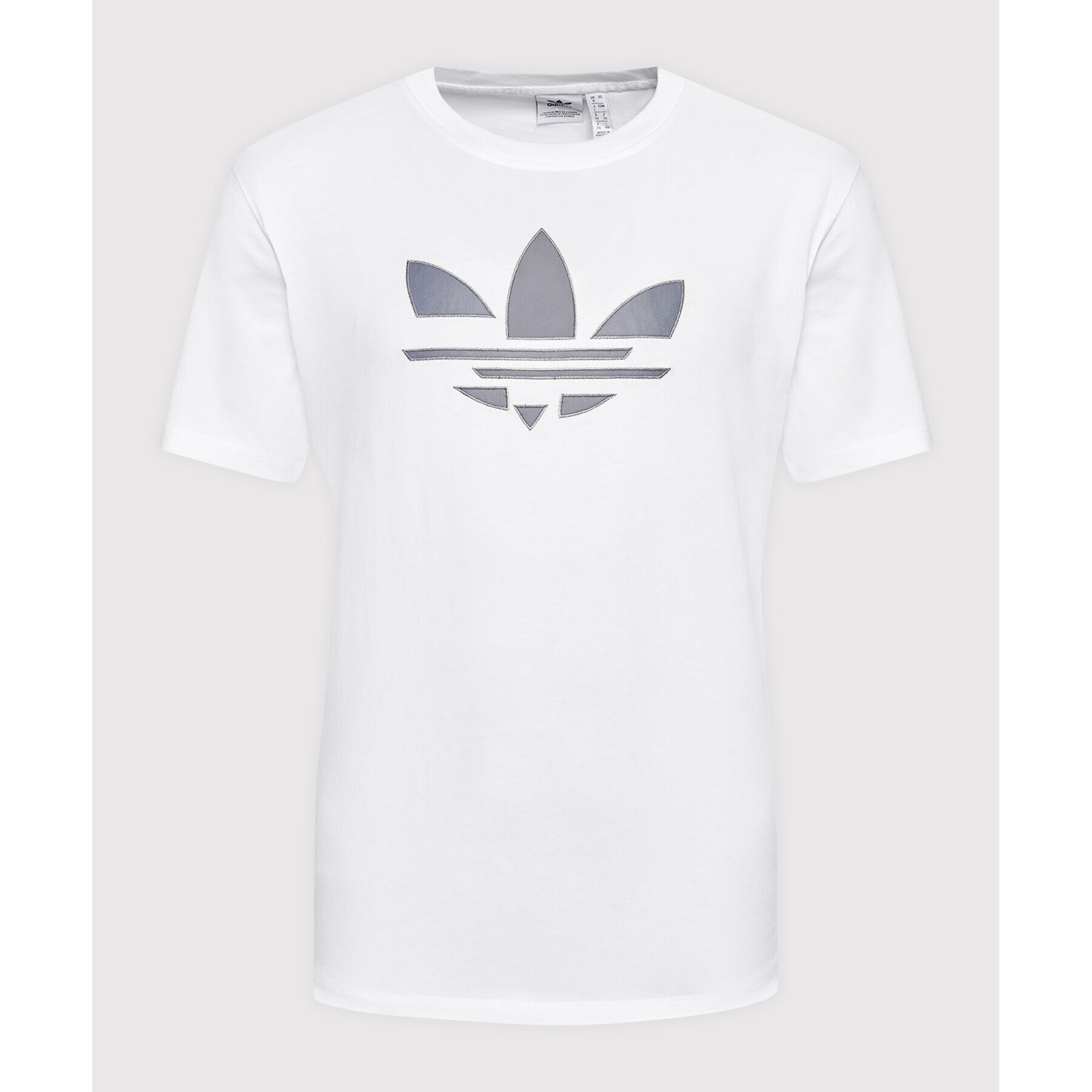 adidas Тишърт adicolor Iridescent Shattered Trefoil H35894 Бял Relaxed Fit - Pepit.bg