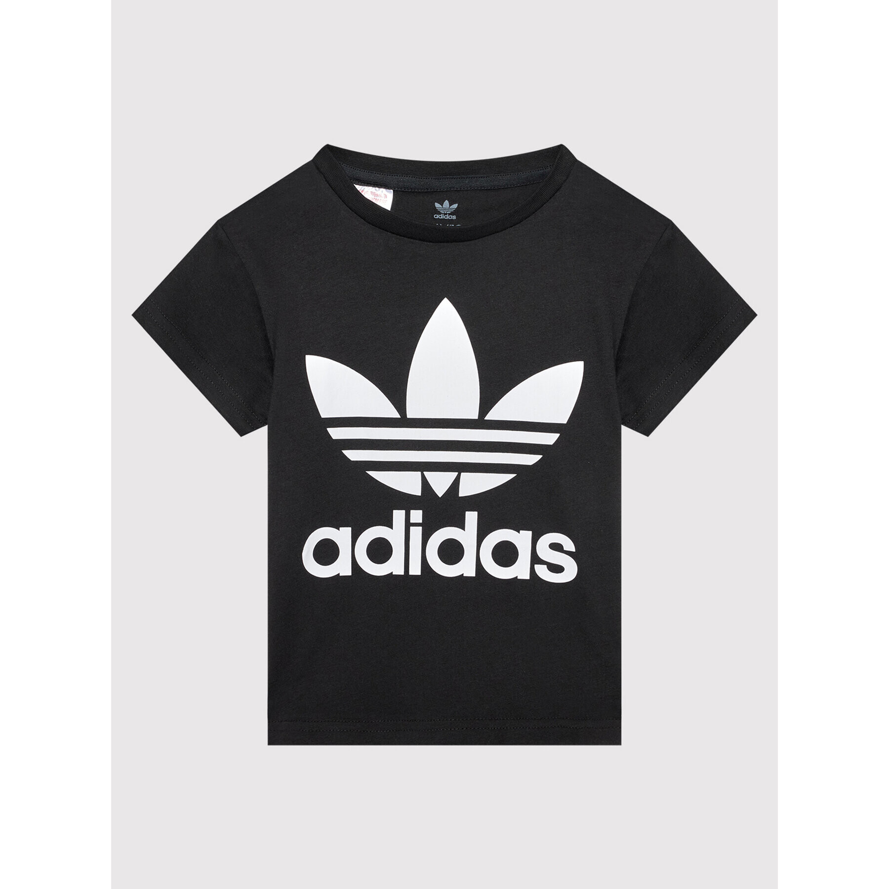 adidas Тишърт adicolor Trefoil H25245 Черен Regular Fit - Pepit.bg