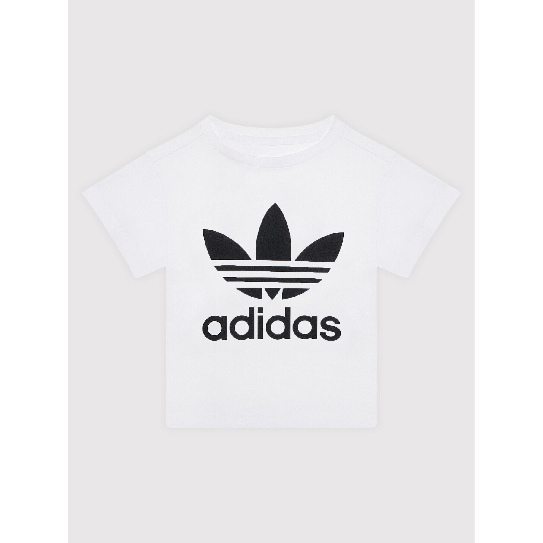 adidas Тишърт adicolor Trefoil H25246 Бял Regular Fit - Pepit.bg