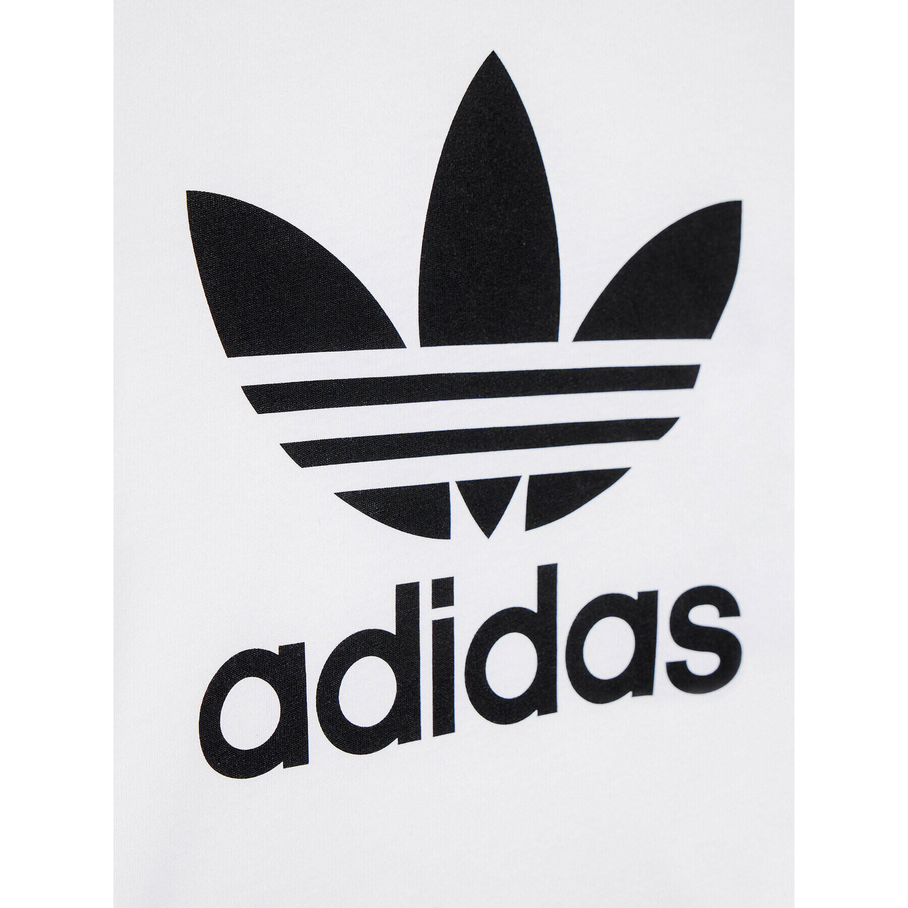 adidas Тишърт adicolor Trefoil H25246 Бял Regular Fit - Pepit.bg