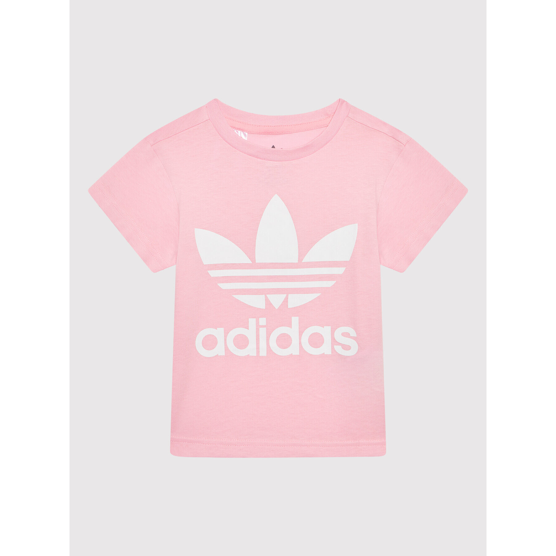 adidas Тишърт adicolor Trefoil HC1974 Розов Regular Fit - Pepit.bg