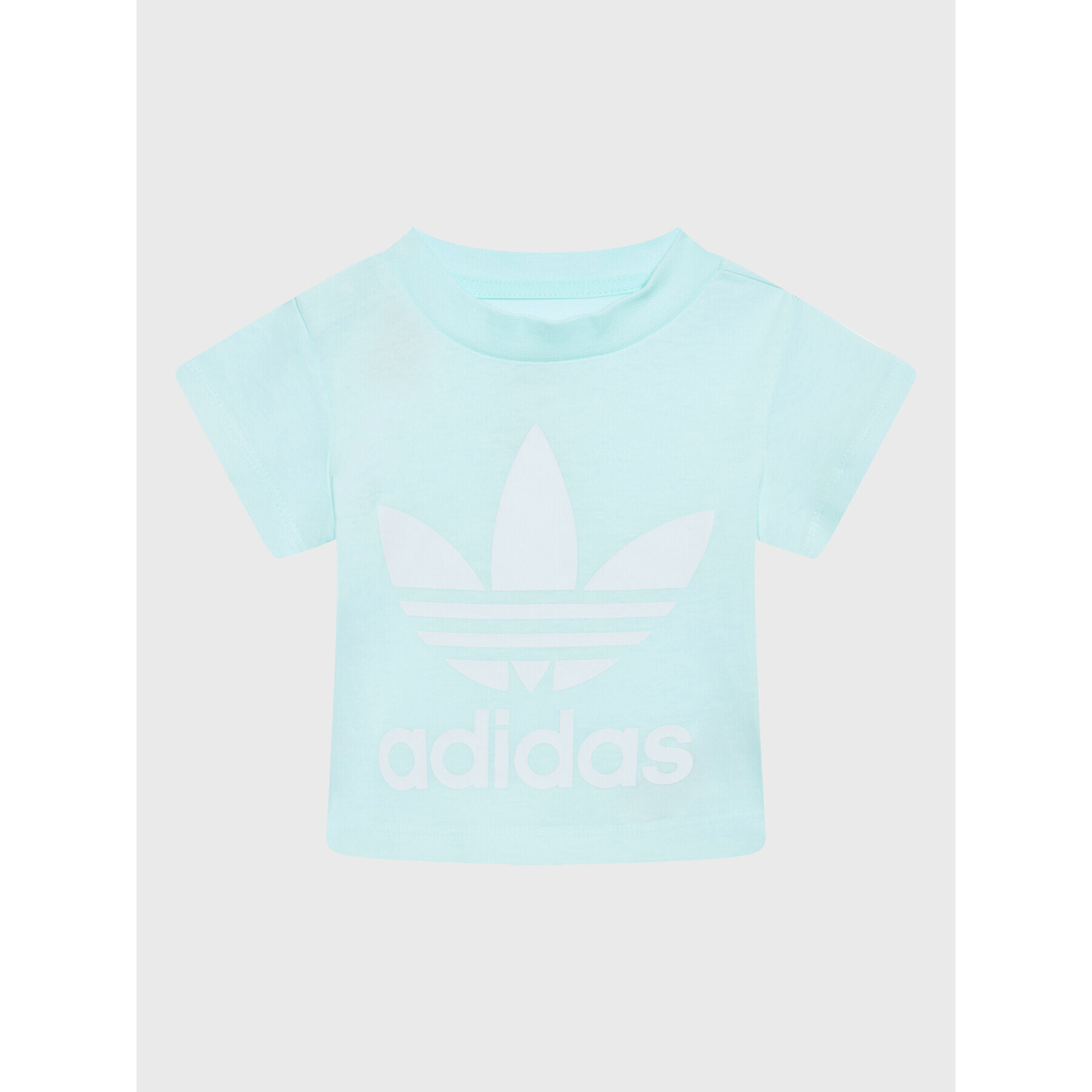 adidas Тишърт adicolor Trefoil HS8866 Син Regular Fit - Pepit.bg