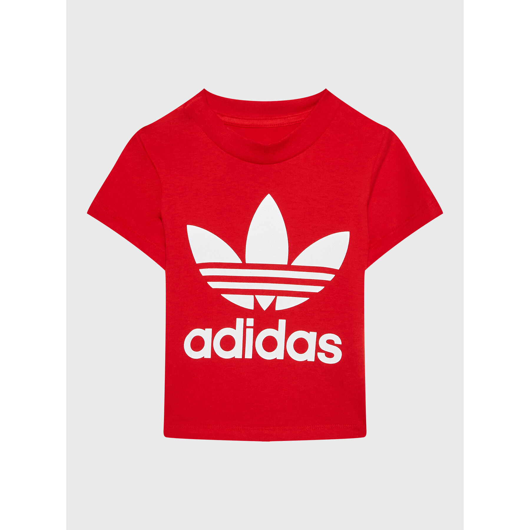 adidas Тишърт adicolor Trefoil IC6110 Червен Regular Fit - Pepit.bg