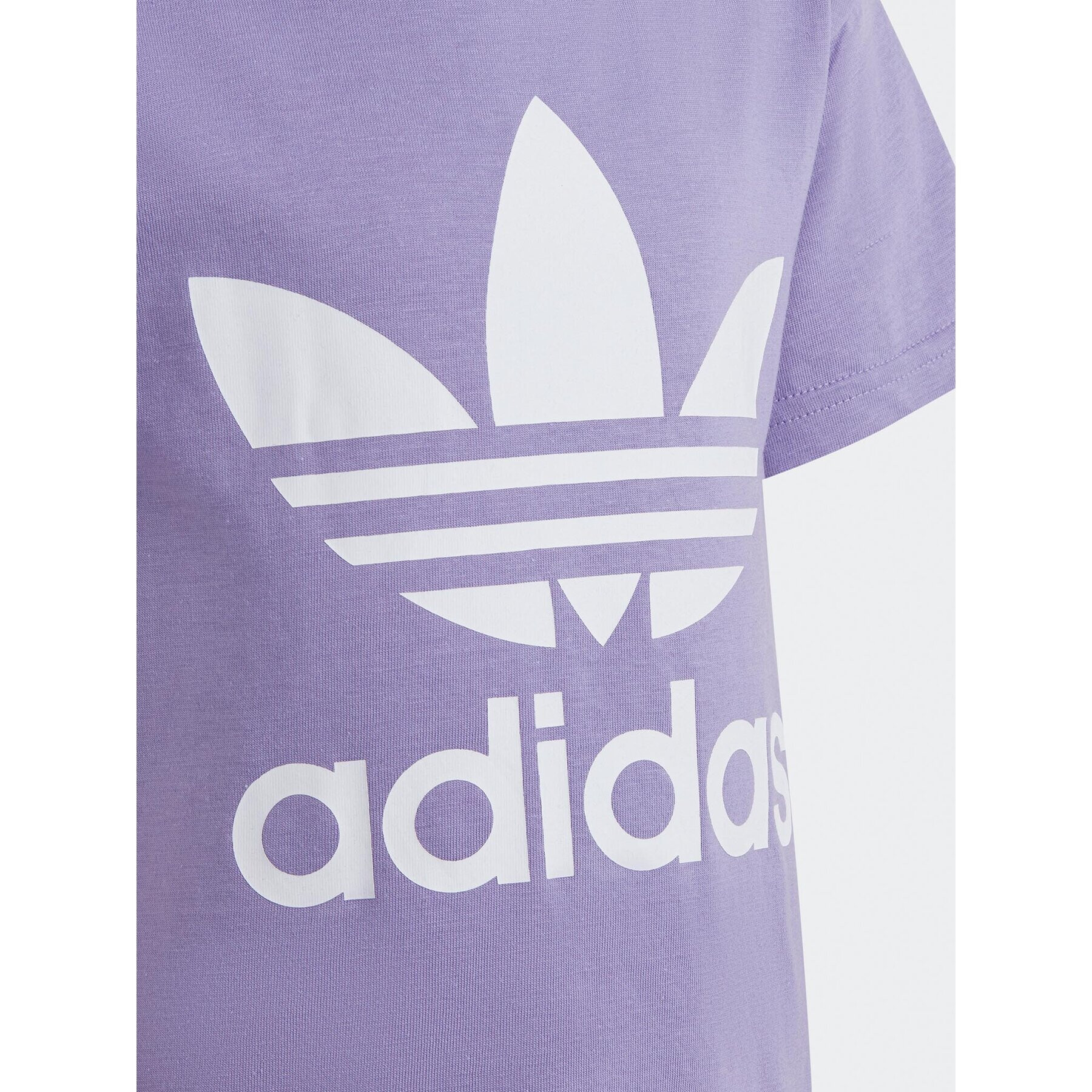 adidas Тишърт Adicolor Trefoil T-Shirt IC9120 Виолетов Regular Fit - Pepit.bg