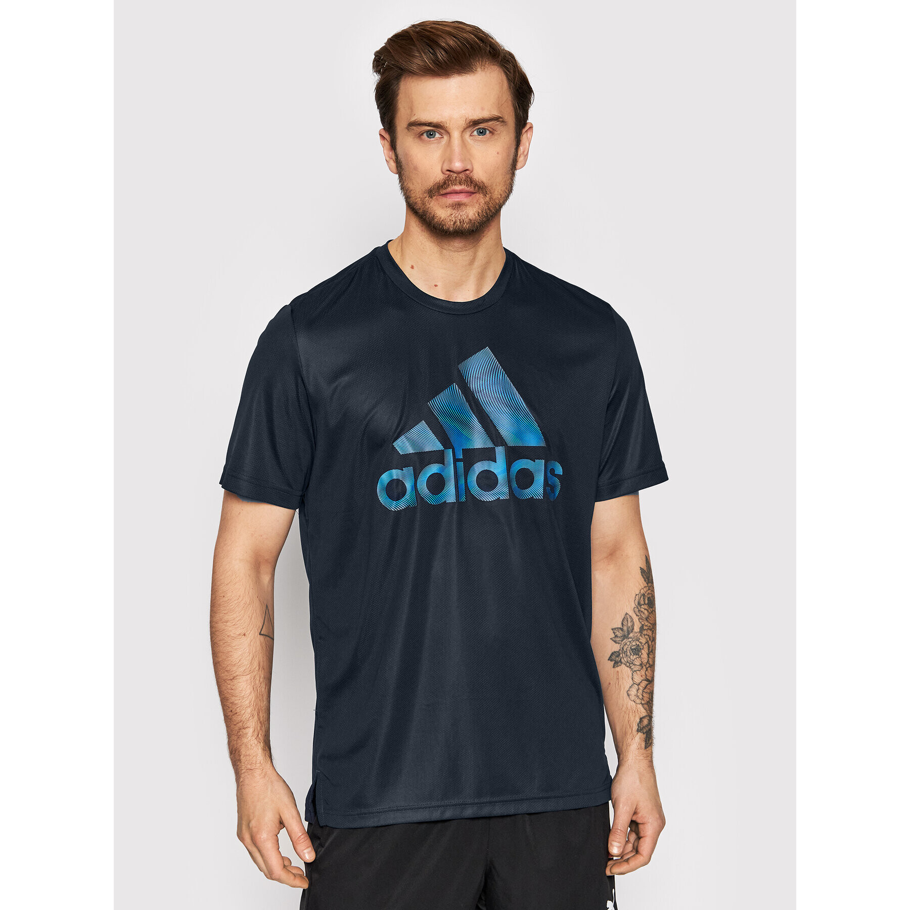 adidas Тишърт Aeroready Seasonals HD4333 Тъмносин Regular Fit - Pepit.bg