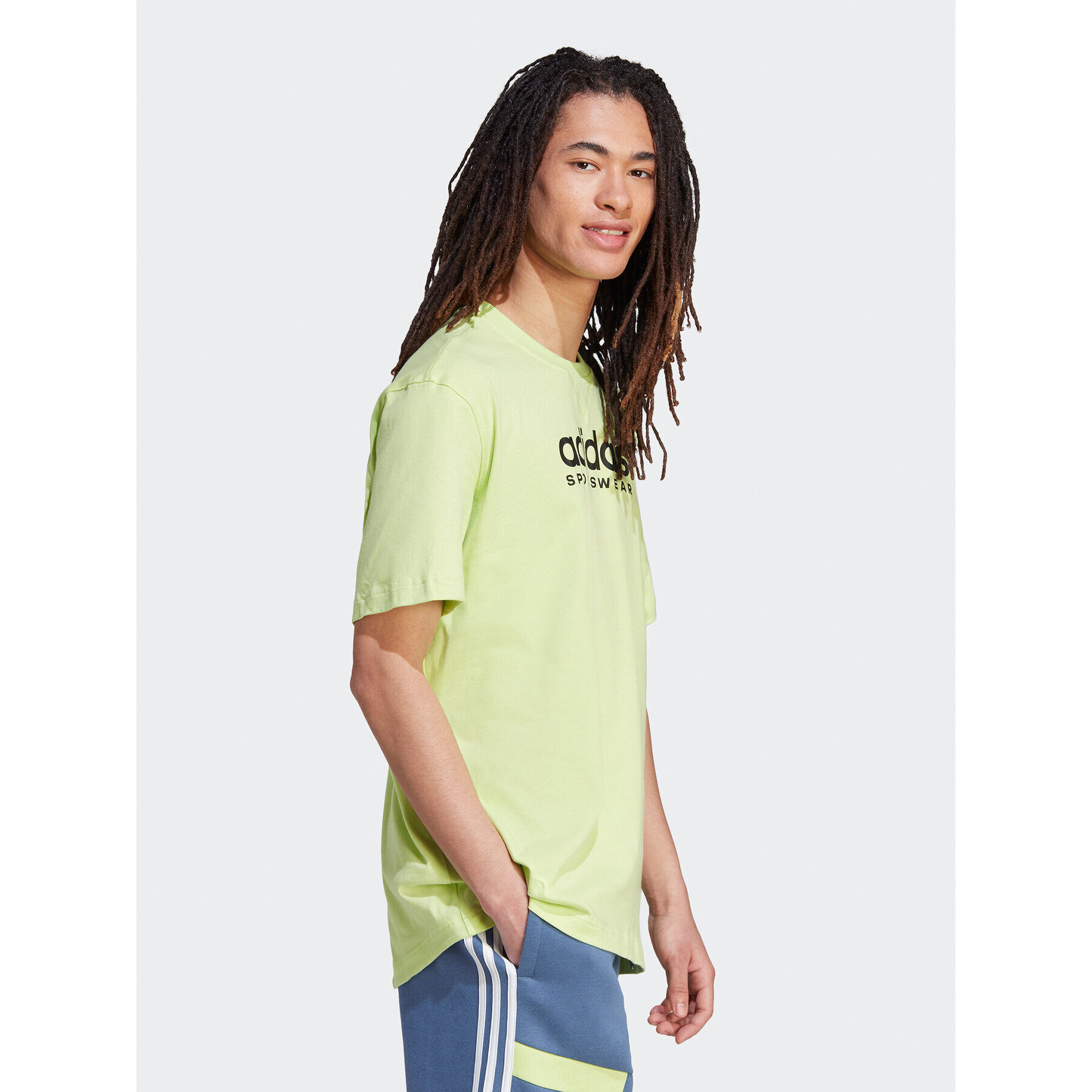 adidas Тишърт All SZN Graphic IJ9433 Жълт Loose Fit - Pepit.bg