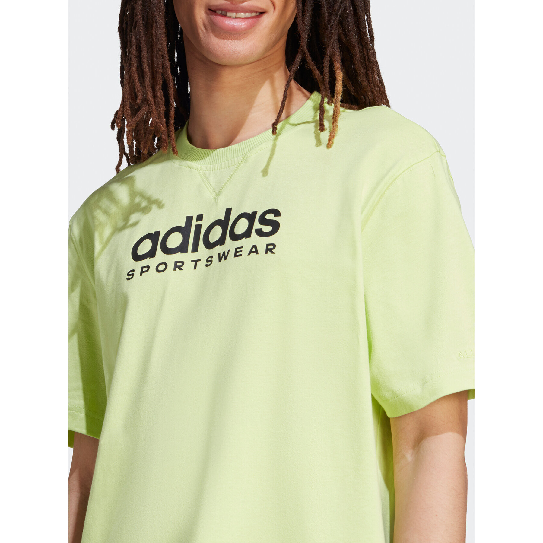 adidas Тишърт All SZN Graphic IJ9433 Жълт Loose Fit - Pepit.bg