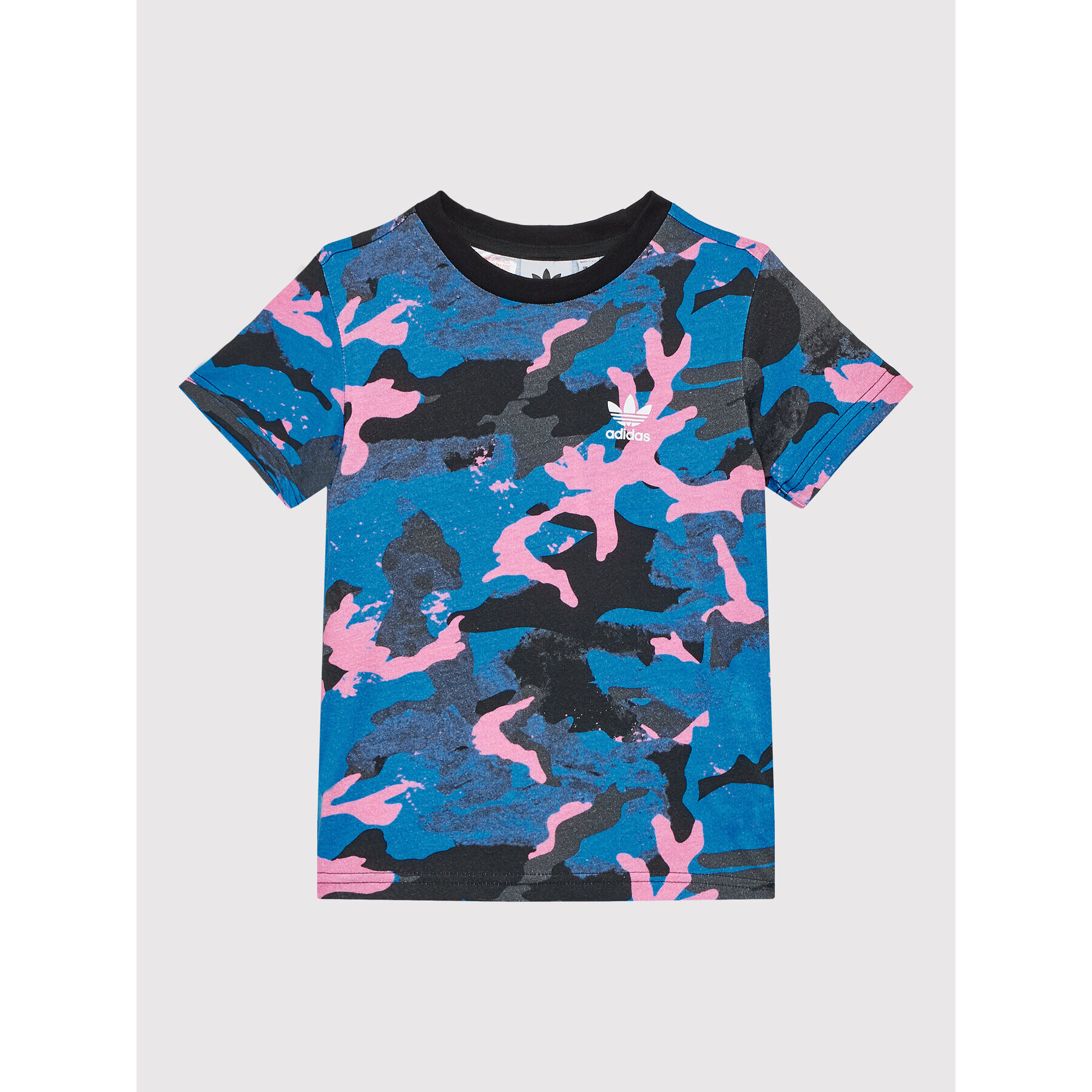 adidas Тишърт Allover Print Camo HK0287 Син Regular Fit - Pepit.bg