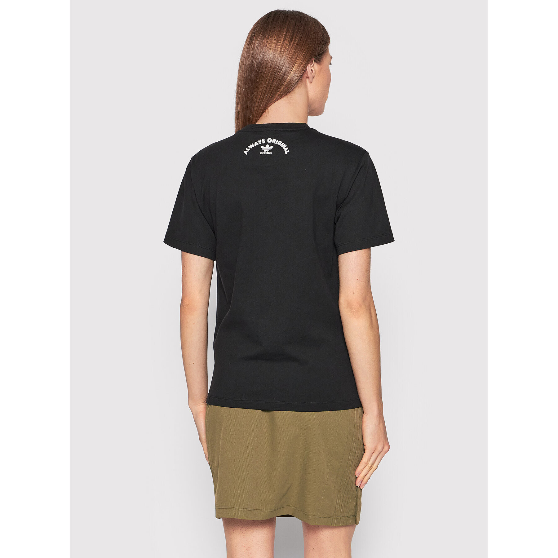 adidas Тишърт Always Original Graphic HF2026 Черен Regular Fit - Pepit.bg