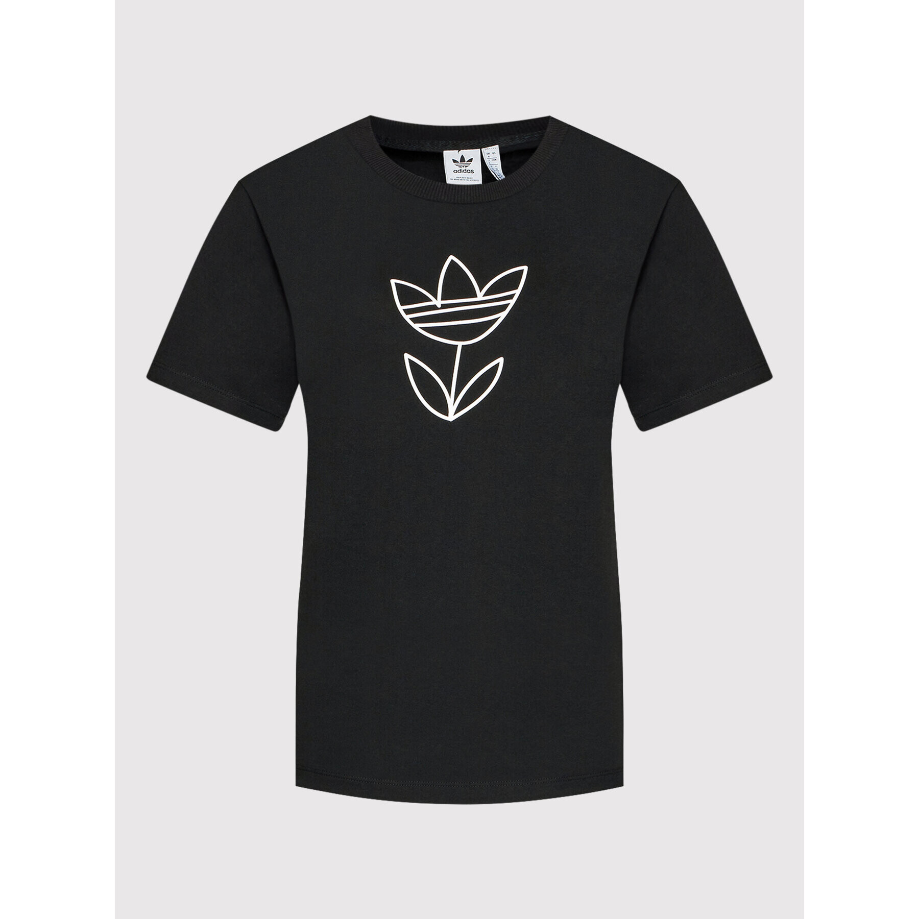 adidas Тишърт Always Original Graphic HF2026 Черен Regular Fit - Pepit.bg