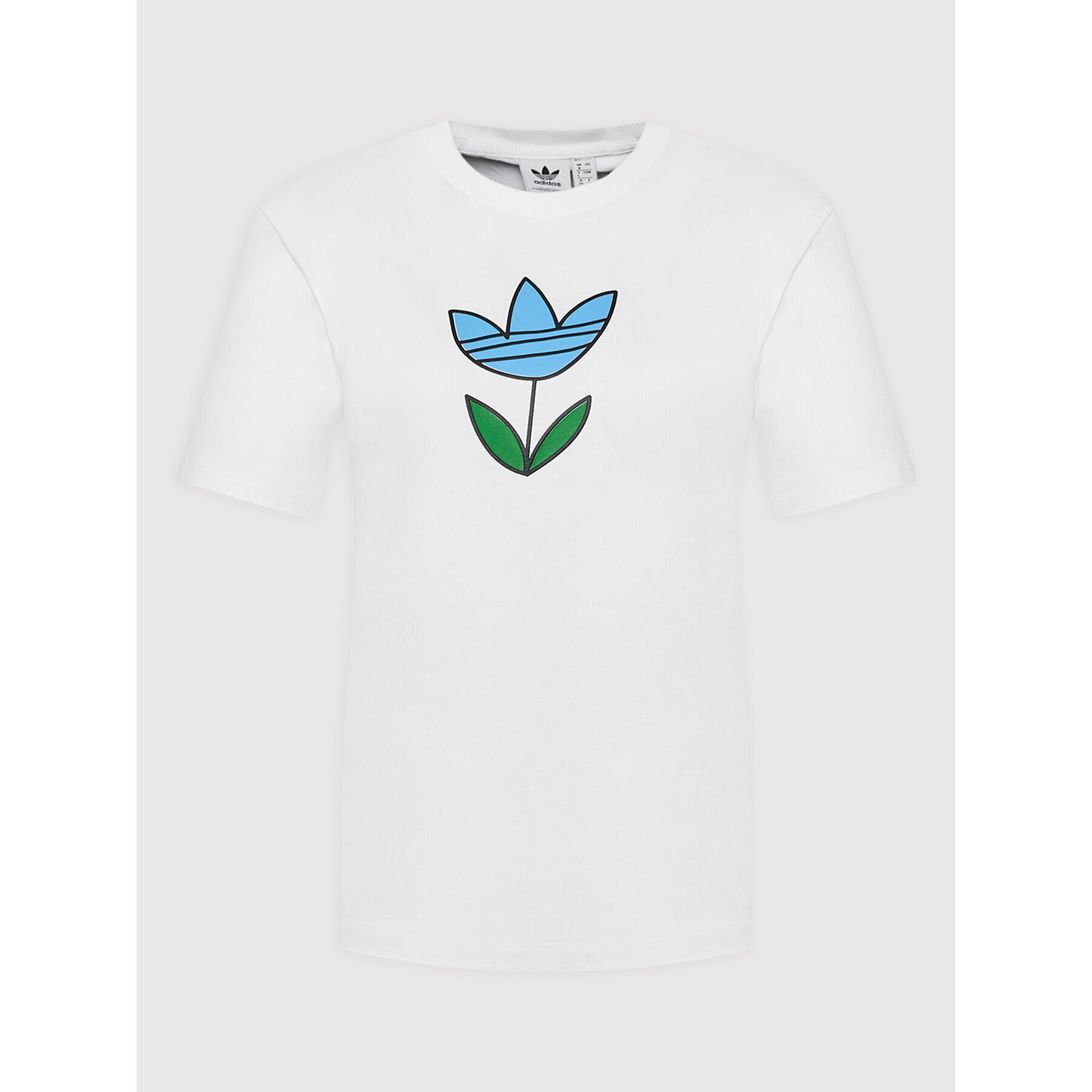 adidas Тишърт Always Original Graphic HF2027 Бял Regular Fit - Pepit.bg