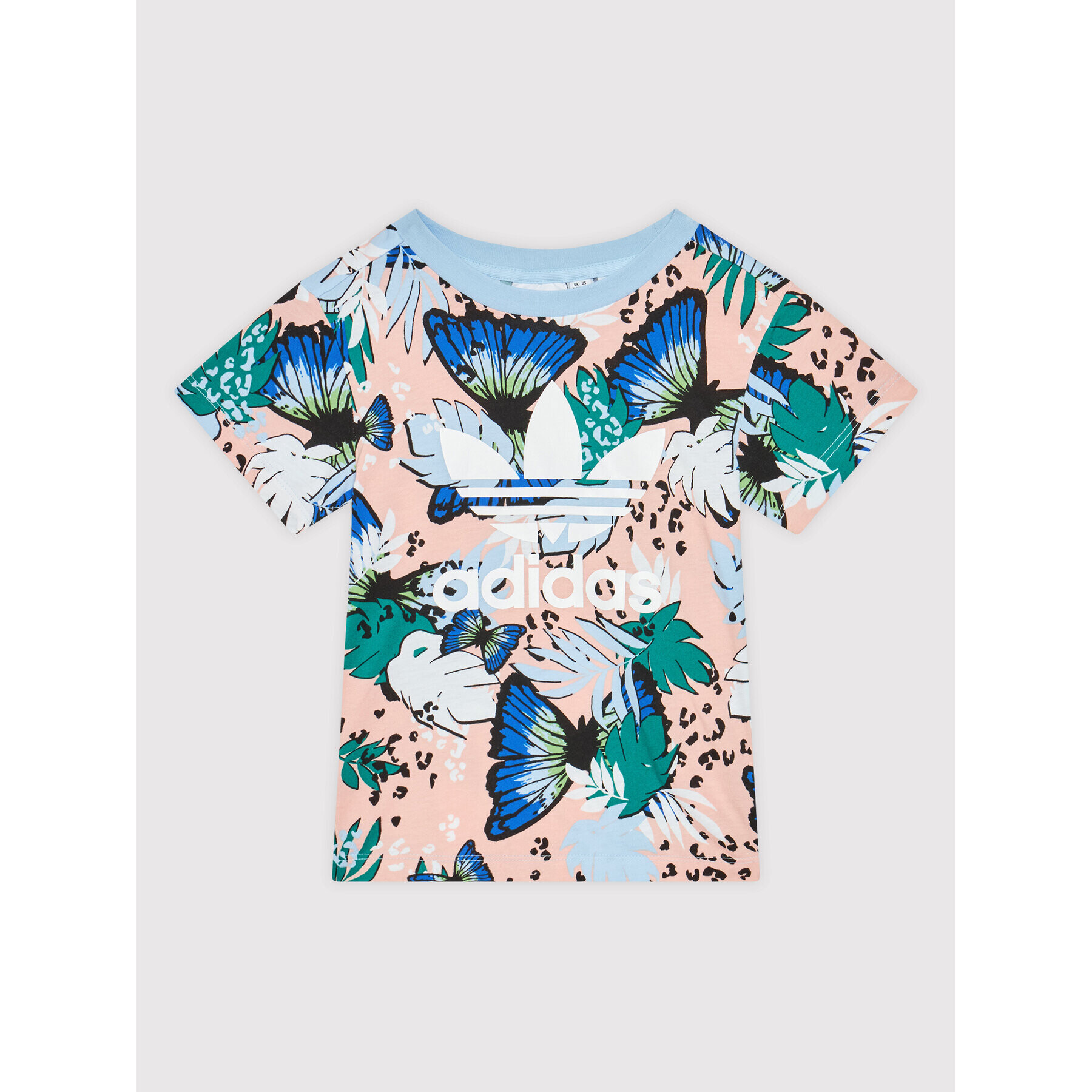 adidas Тишърт Animal Flower Print H22596 Цветен Regular Fit - Pepit.bg