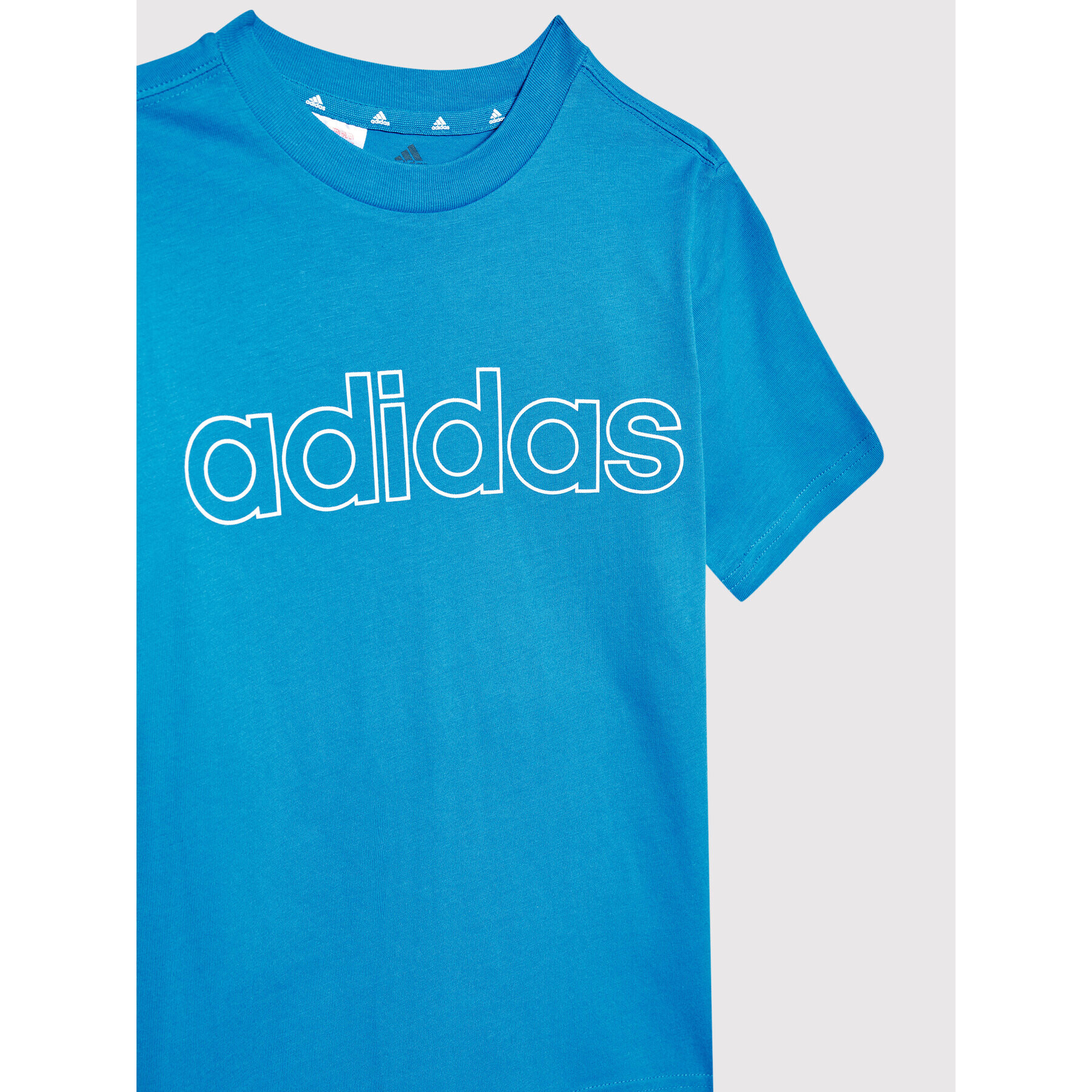 adidas Performance Тишърт B Lin HD5970 Син Regular Fit - Pepit.bg