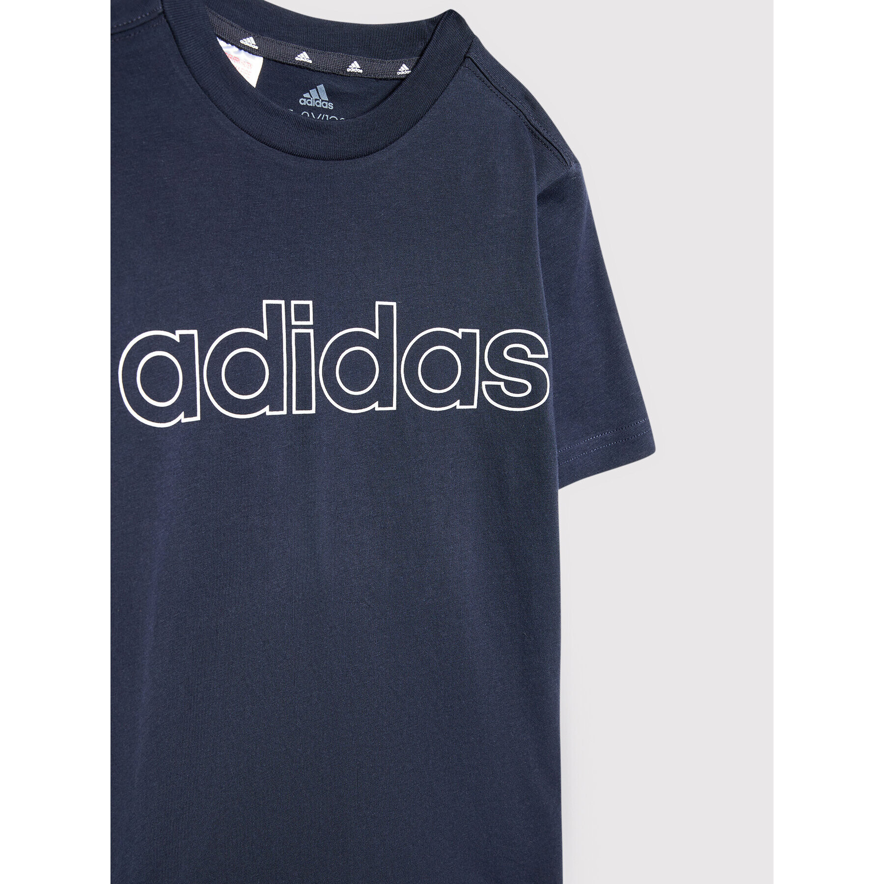 adidas Performance Тишърт B Lin HE9273 Тъмносин Regular Fit - Pepit.bg