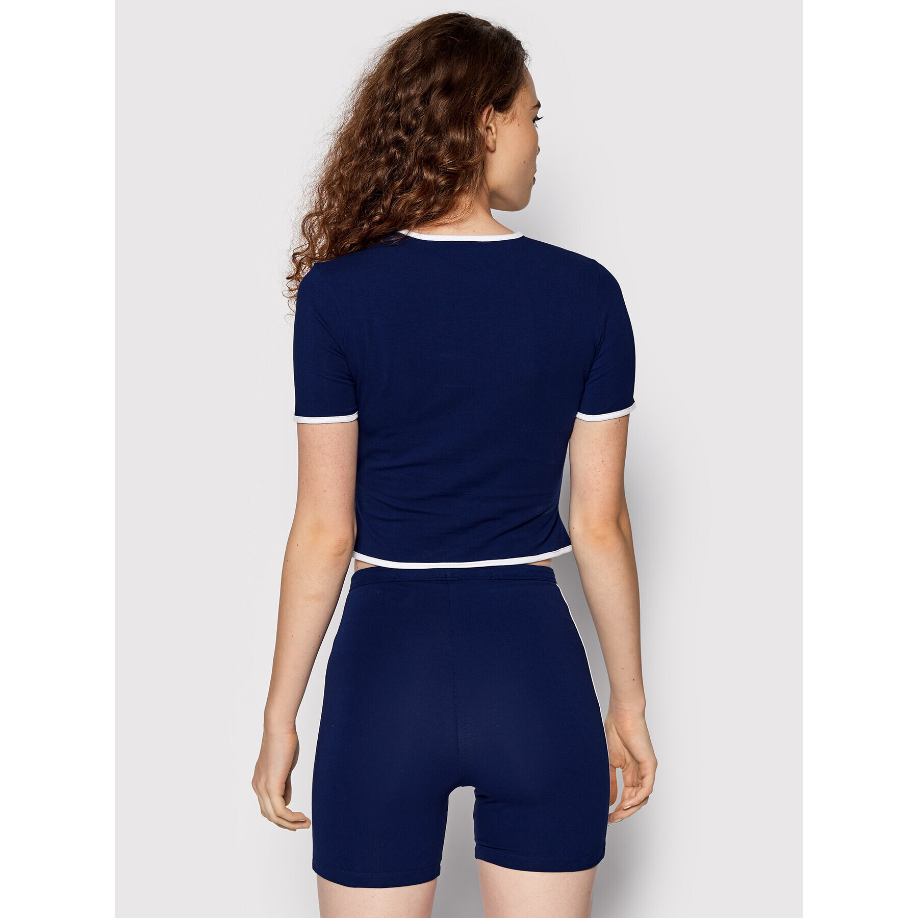 adidas Тишърт Binding Details HL6569 Тъмносин Slim Fit - Pepit.bg