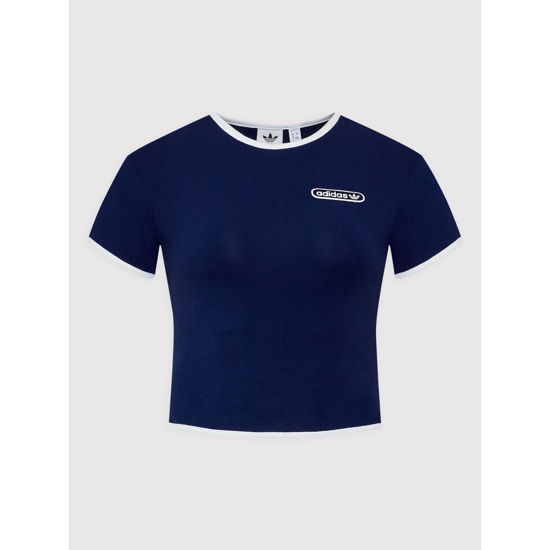 adidas Тишърт Binding Details HL6569 Тъмносин Slim Fit - Pepit.bg