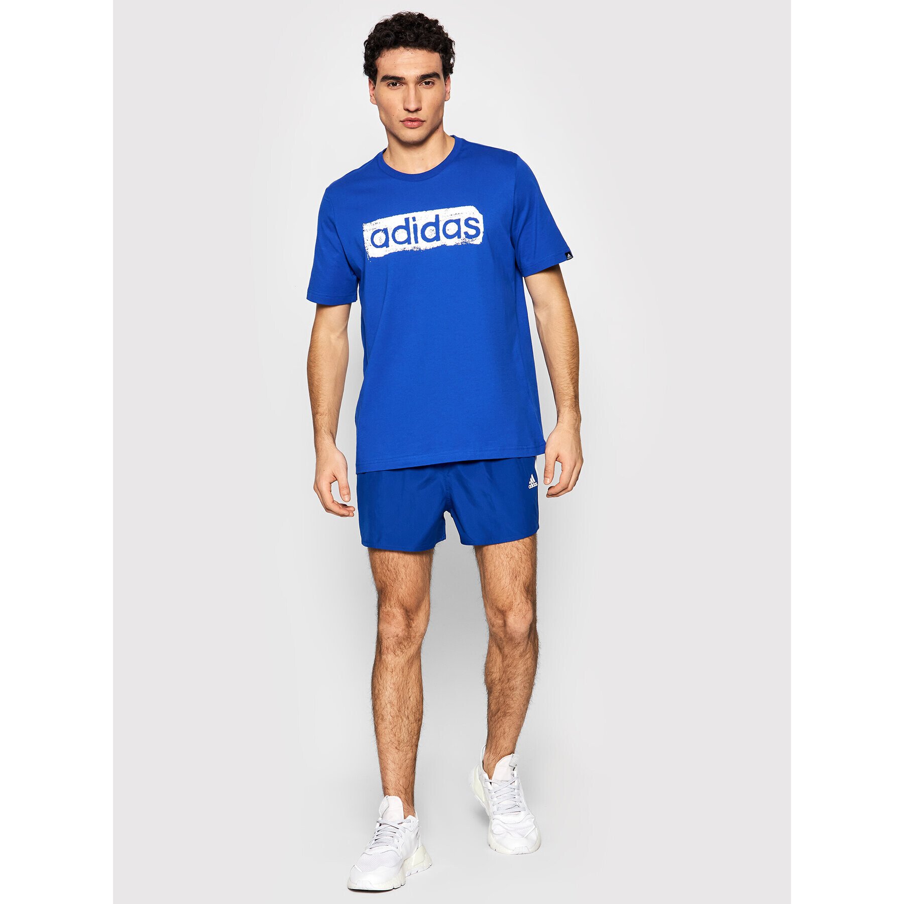 adidas Тишърт Camiseta GL2876 Син Regular Fit - Pepit.bg