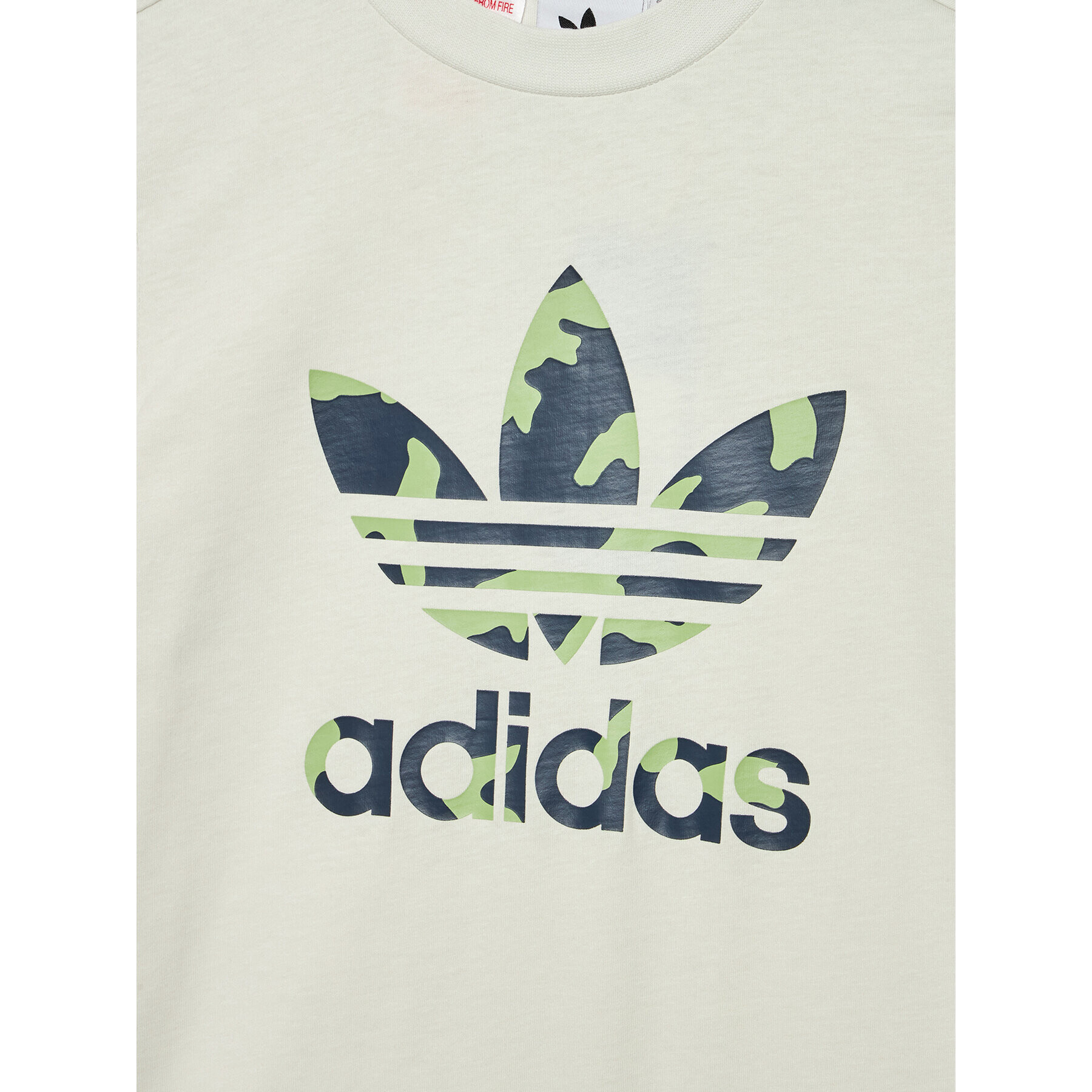 adidas Тишърт Camo Graphic HF7451 Бежов Regular Fit - Pepit.bg