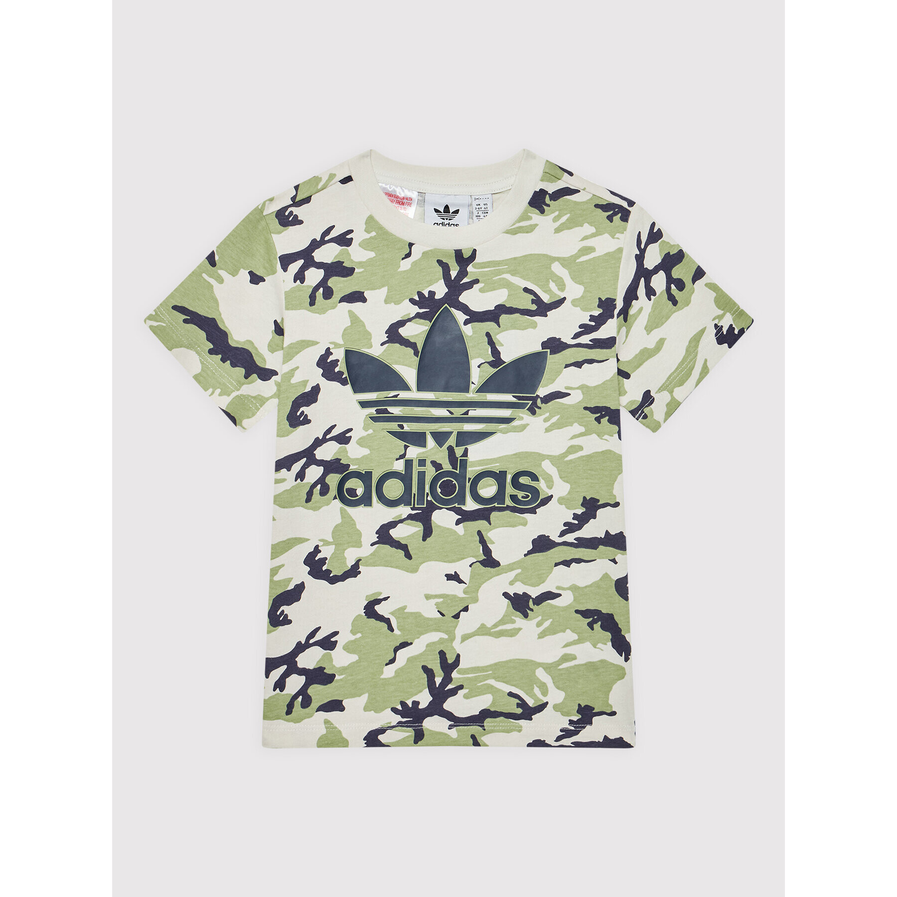 adidas Тишърт Camo HE6924 Зелен Regular Fit - Pepit.bg