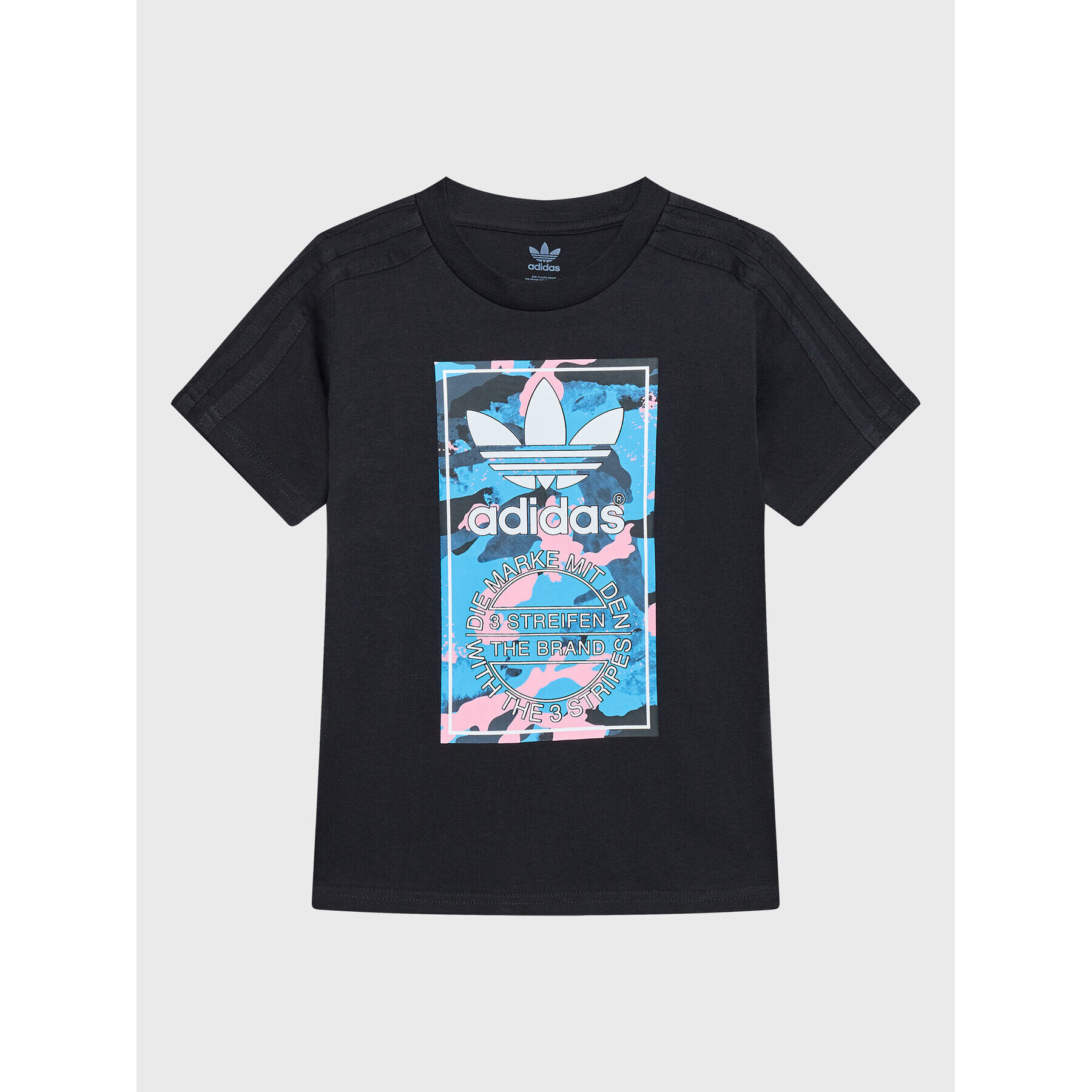 adidas Тишърт Camo HK0280 Черен Regular Fit - Pepit.bg