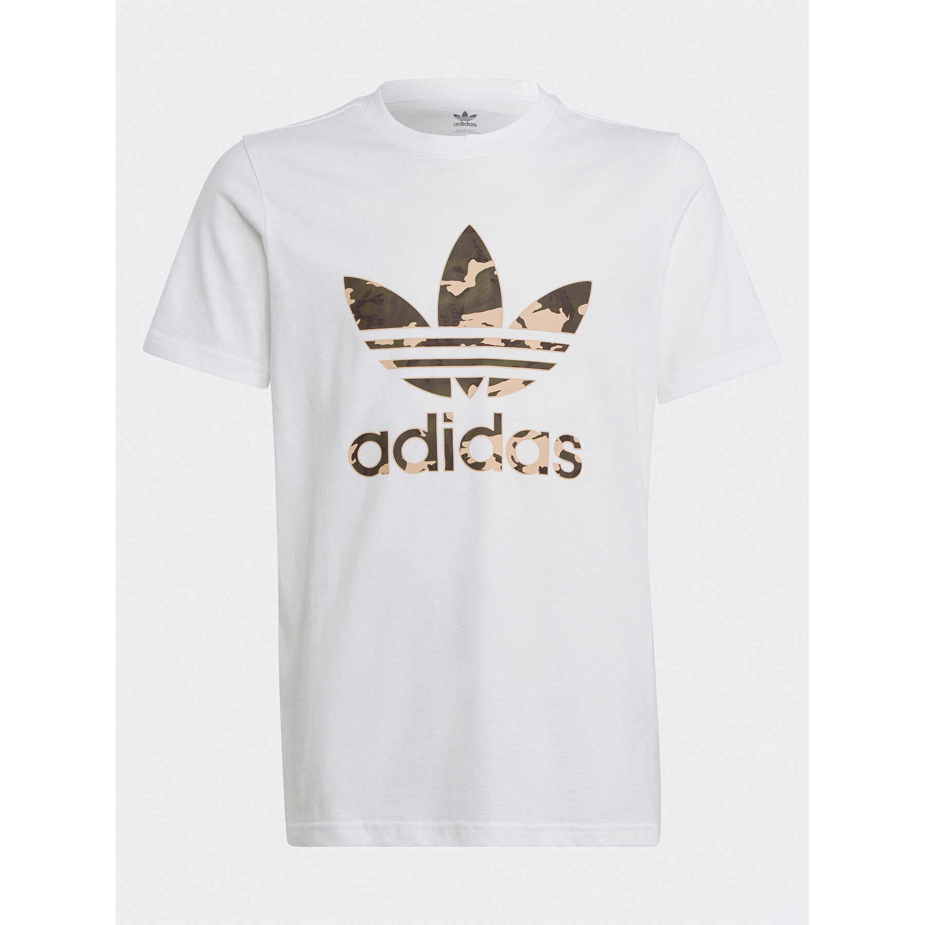 adidas Тишърт Camo T-Shirt IC2134 Бял Regular Fit - Pepit.bg
