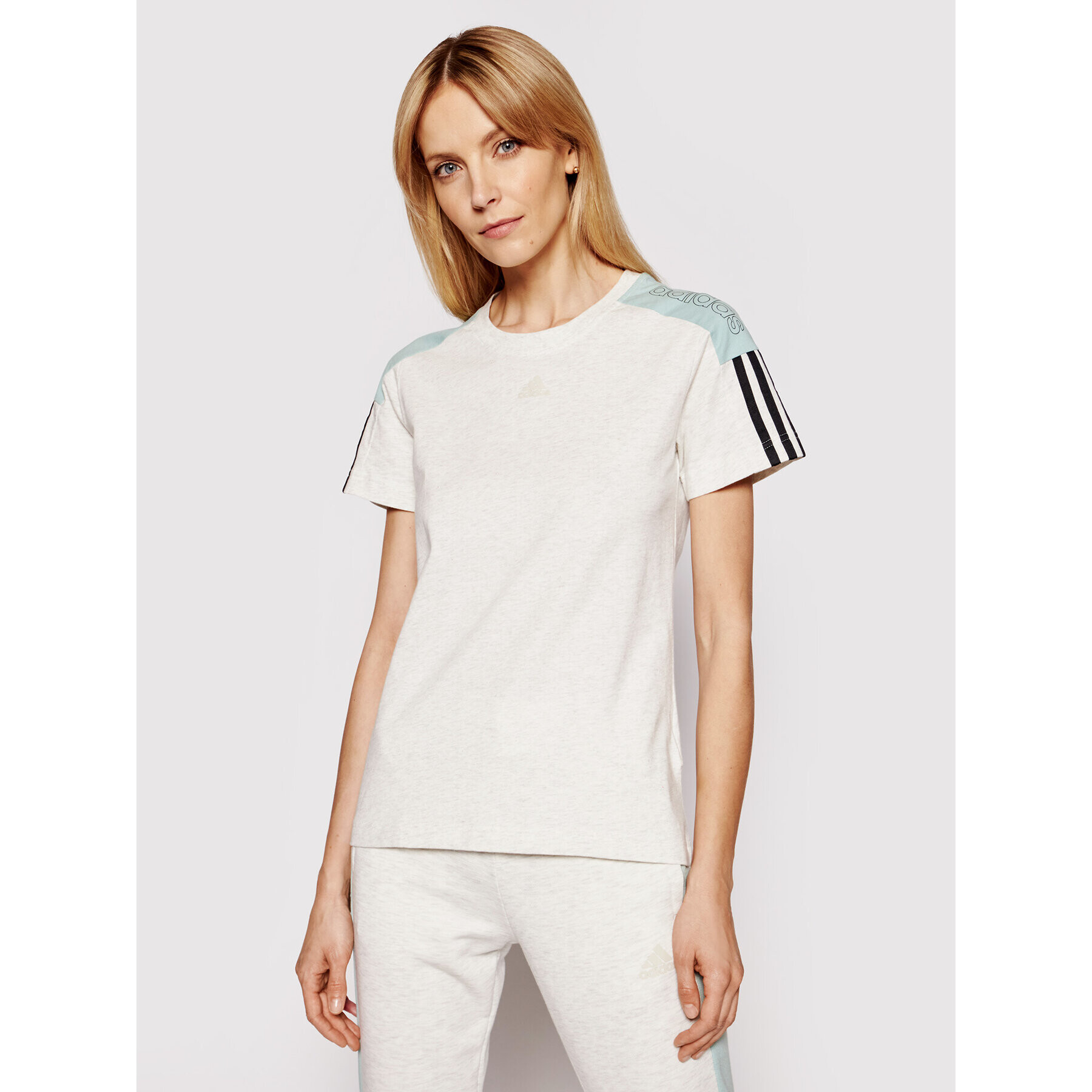 adidas Performance Тишърт Cb Lin T GL1449 Сив Regular Fit - Pepit.bg