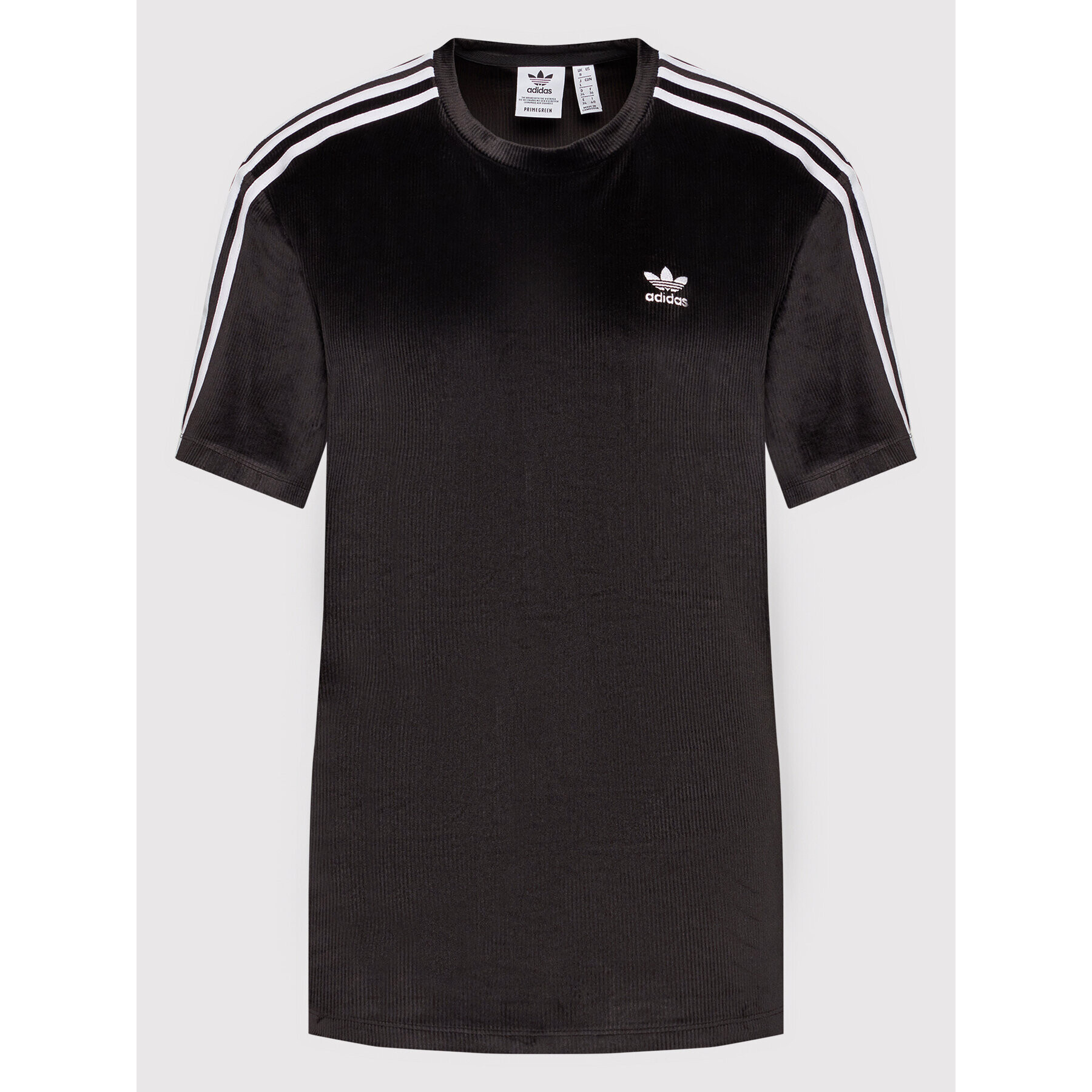 adidas Тишърт Corded Tee H37841 Черен Relaxed Fit - Pepit.bg