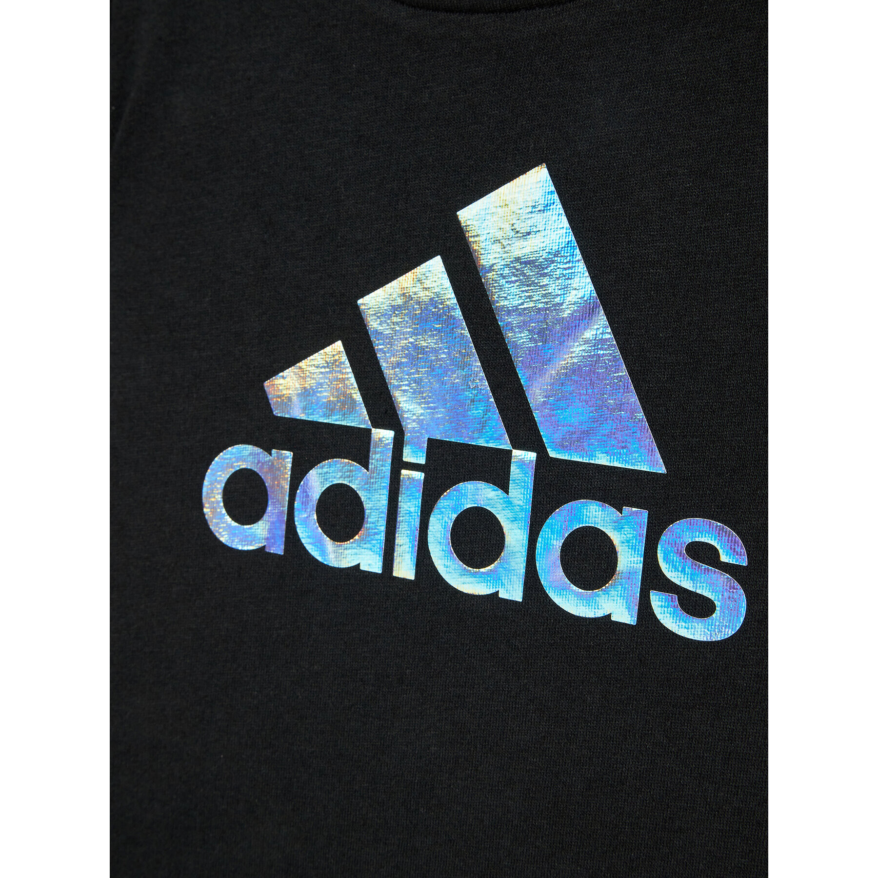 adidas Тишърт Dance Metallic Print HD4407 Черен Regular Fit - Pepit.bg