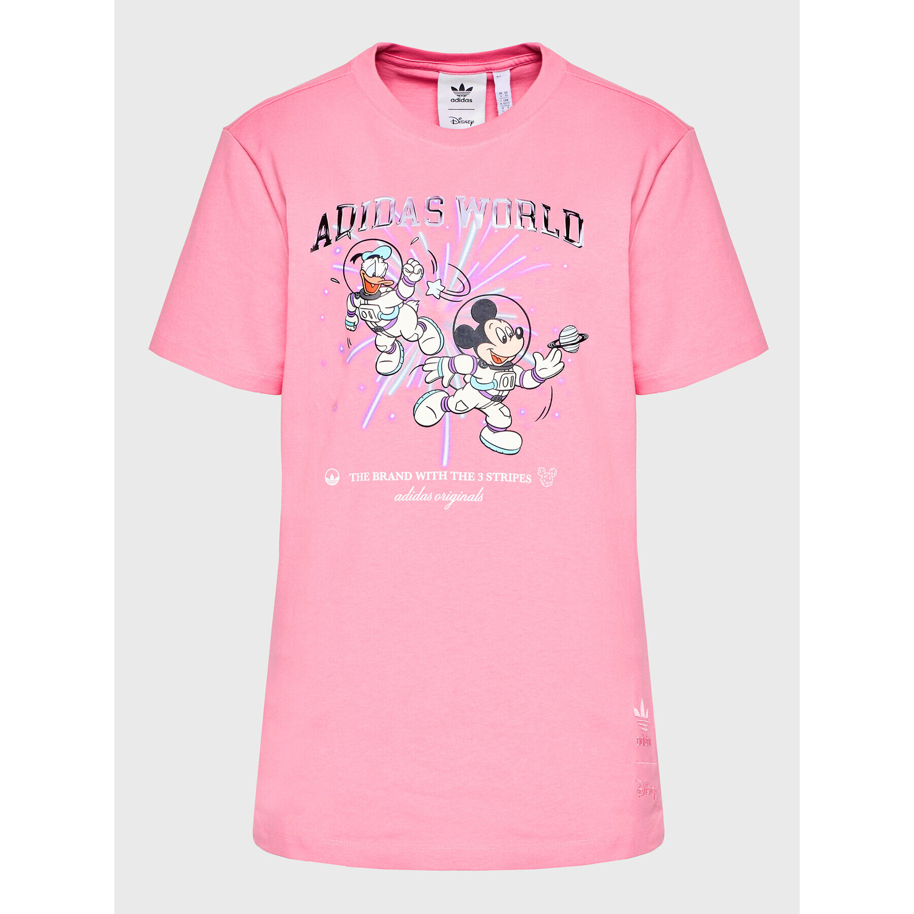 adidas Тишърт Disney Graphic HL9052 Розов Regular Fit - Pepit.bg