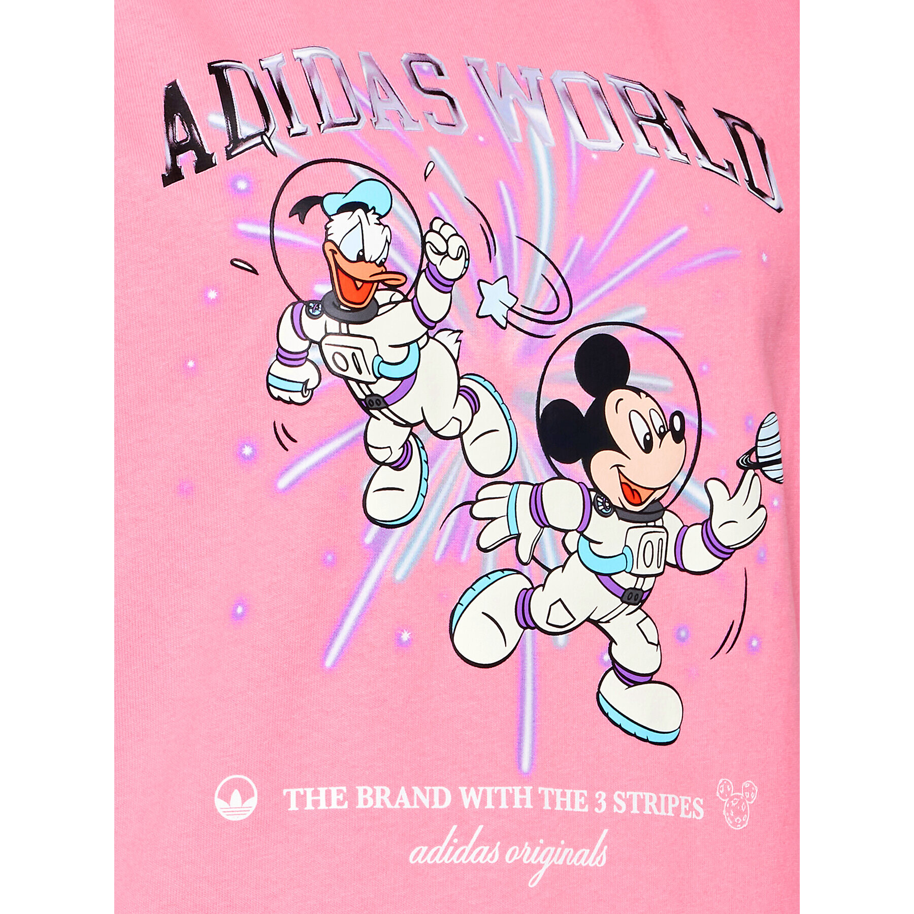 adidas Тишърт Disney Graphic HL9052 Розов Regular Fit - Pepit.bg