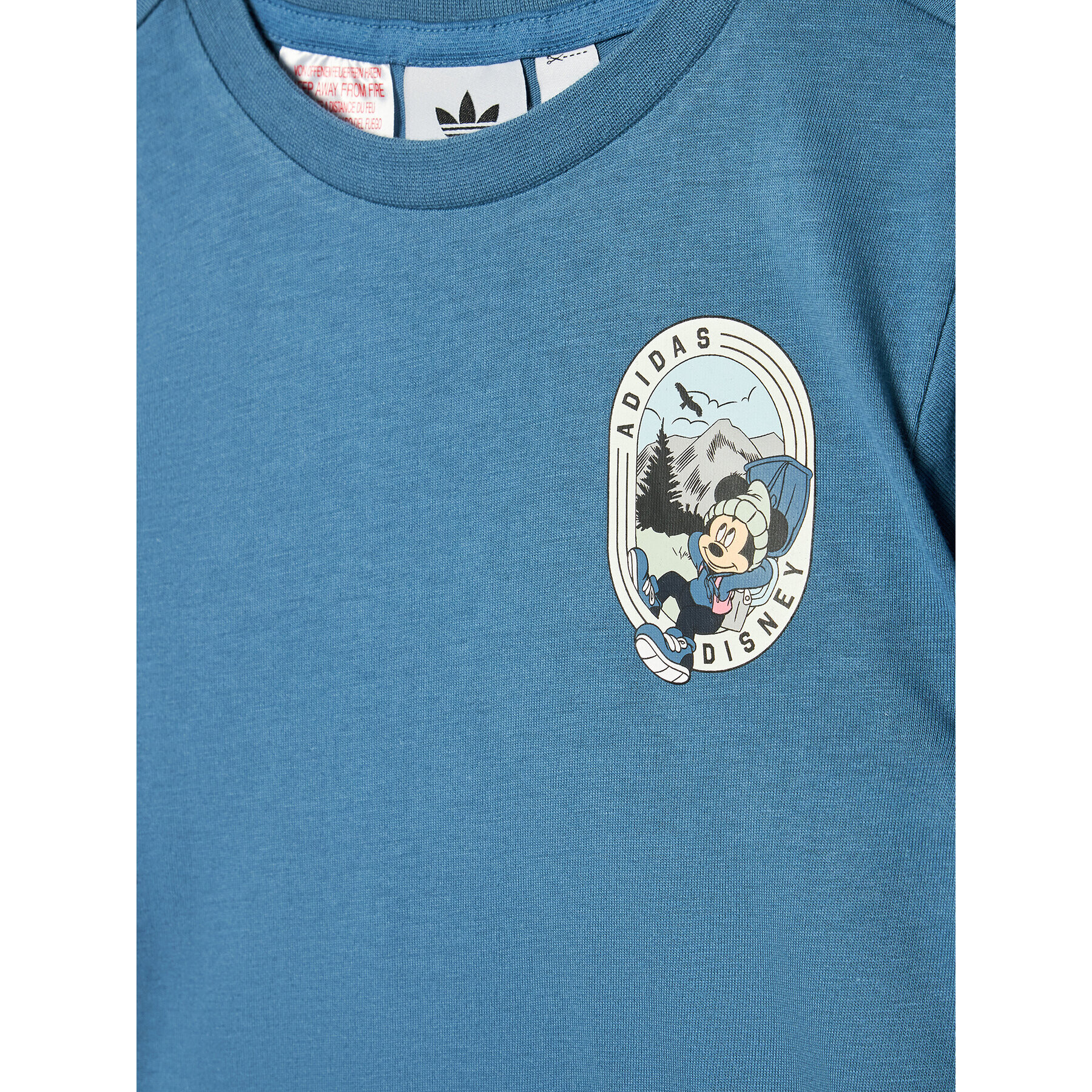 adidas Тишърт Disney Mickey And Friends HK9802 Син Regular Fit - Pepit.bg