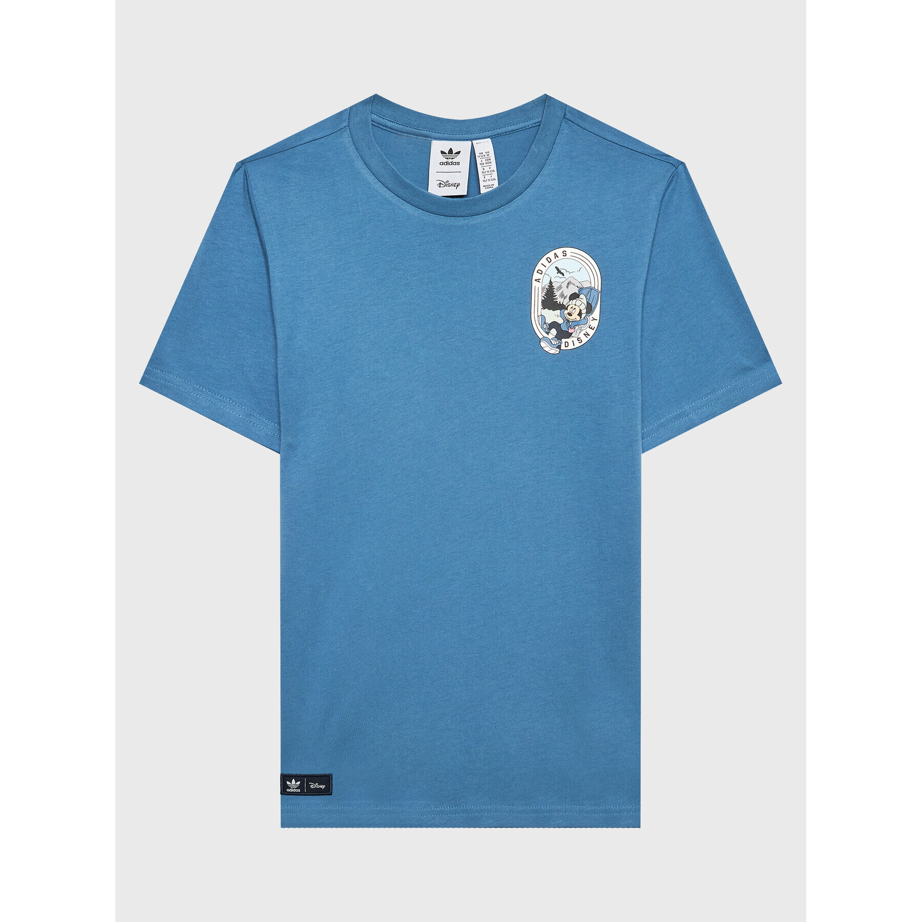adidas Тишърт DISNEY Mickey And Friends Tee HK9781 Син Regular Fit - Pepit.bg