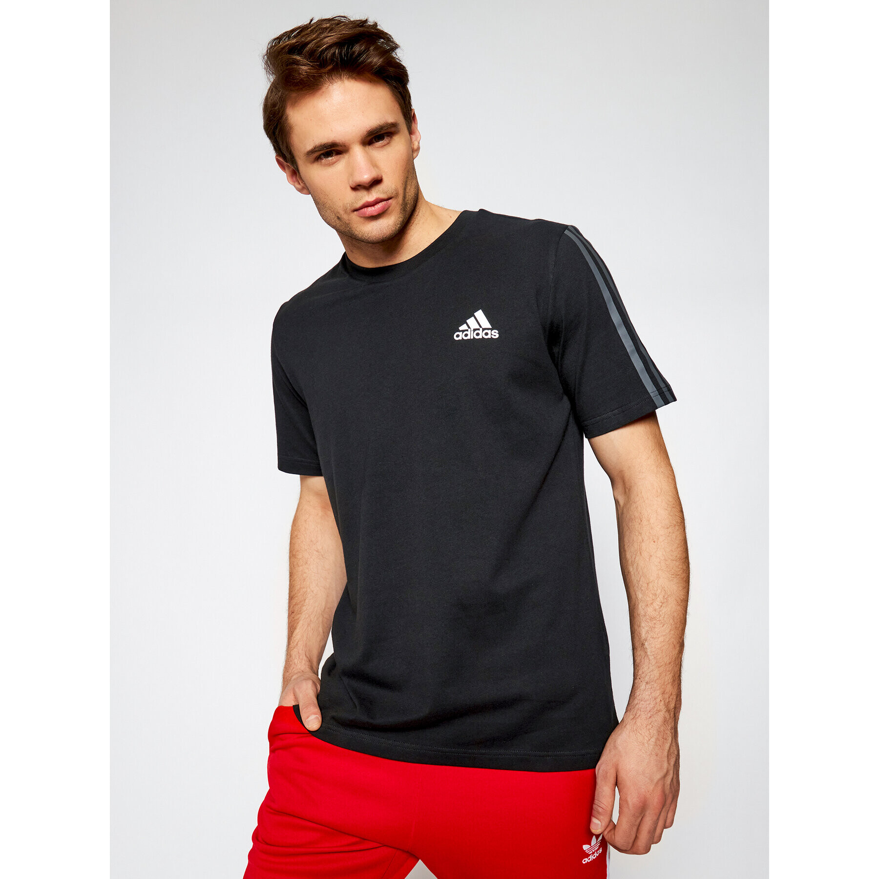 adidas Performance Тишърт Dk T GK9436 Черен Regular Fit - Pepit.bg