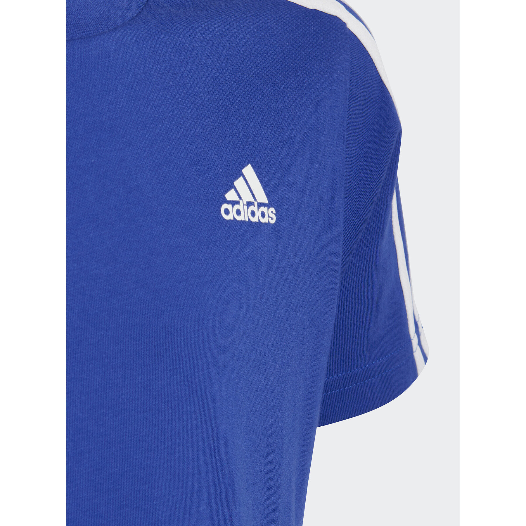 adidas Тишърт Essentials 3-Stripes Cotton T-Shirt IC0604 Син Regular Fit - Pepit.bg