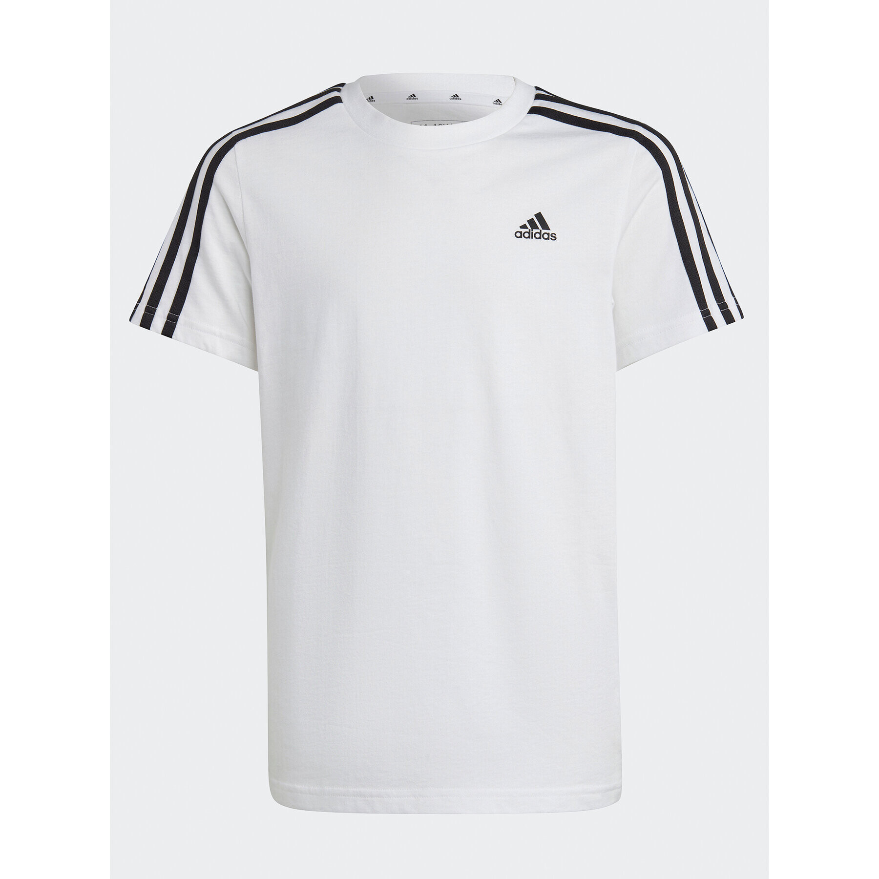 adidas Тишърт Essentials 3-Stripes Cotton T-Shirt IC0605 Бял Regular Fit - Pepit.bg