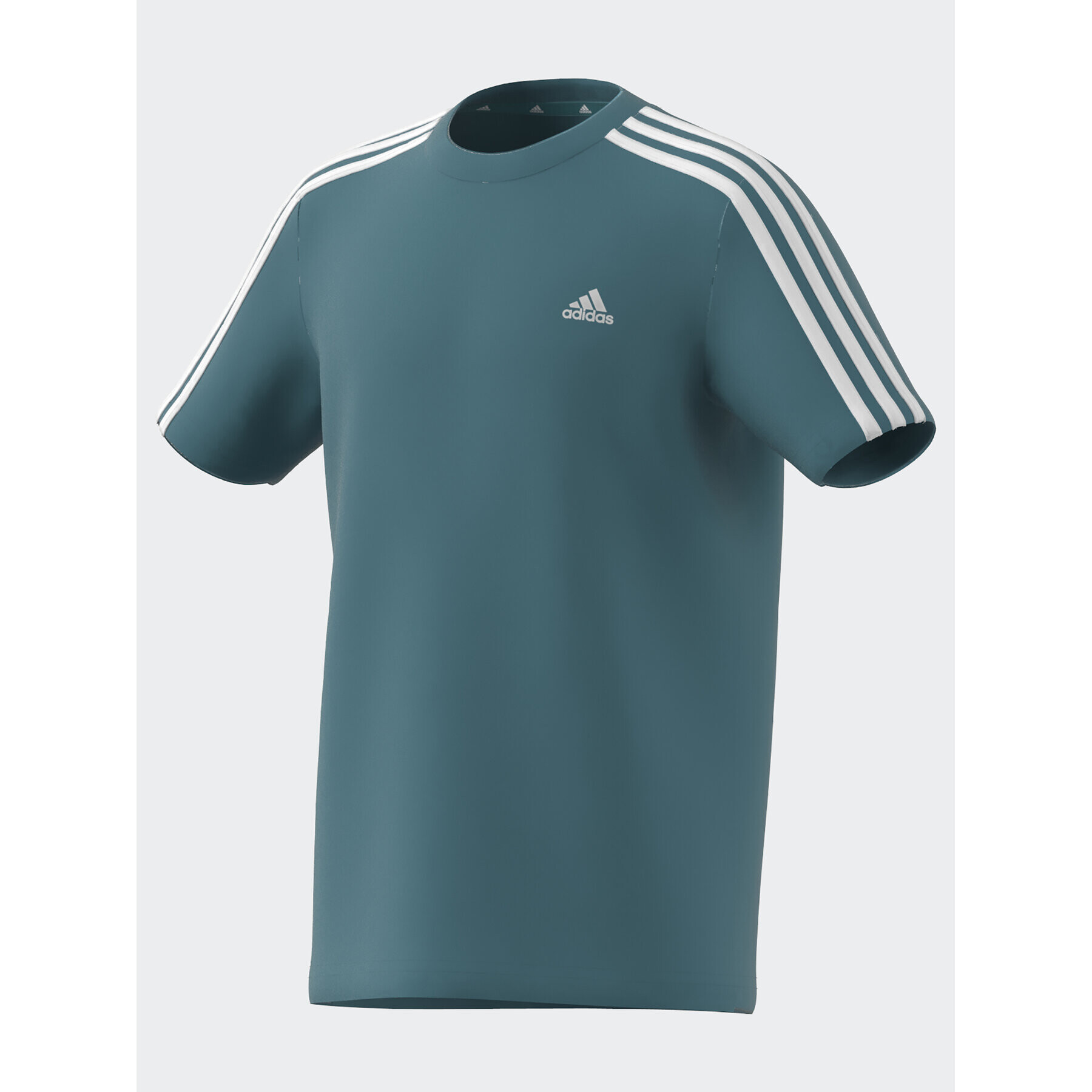 adidas Тишърт Essentials 3-Stripes Cotton T-Shirt IJ6269 Електриков Regular Fit - Pepit.bg