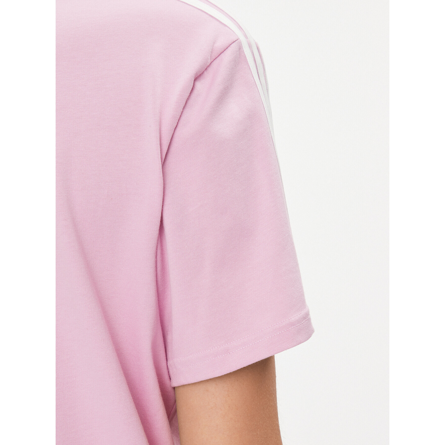 adidas Тишърт Essentials 3-Stripes IM2875 Розов Loose Fit - Pepit.bg