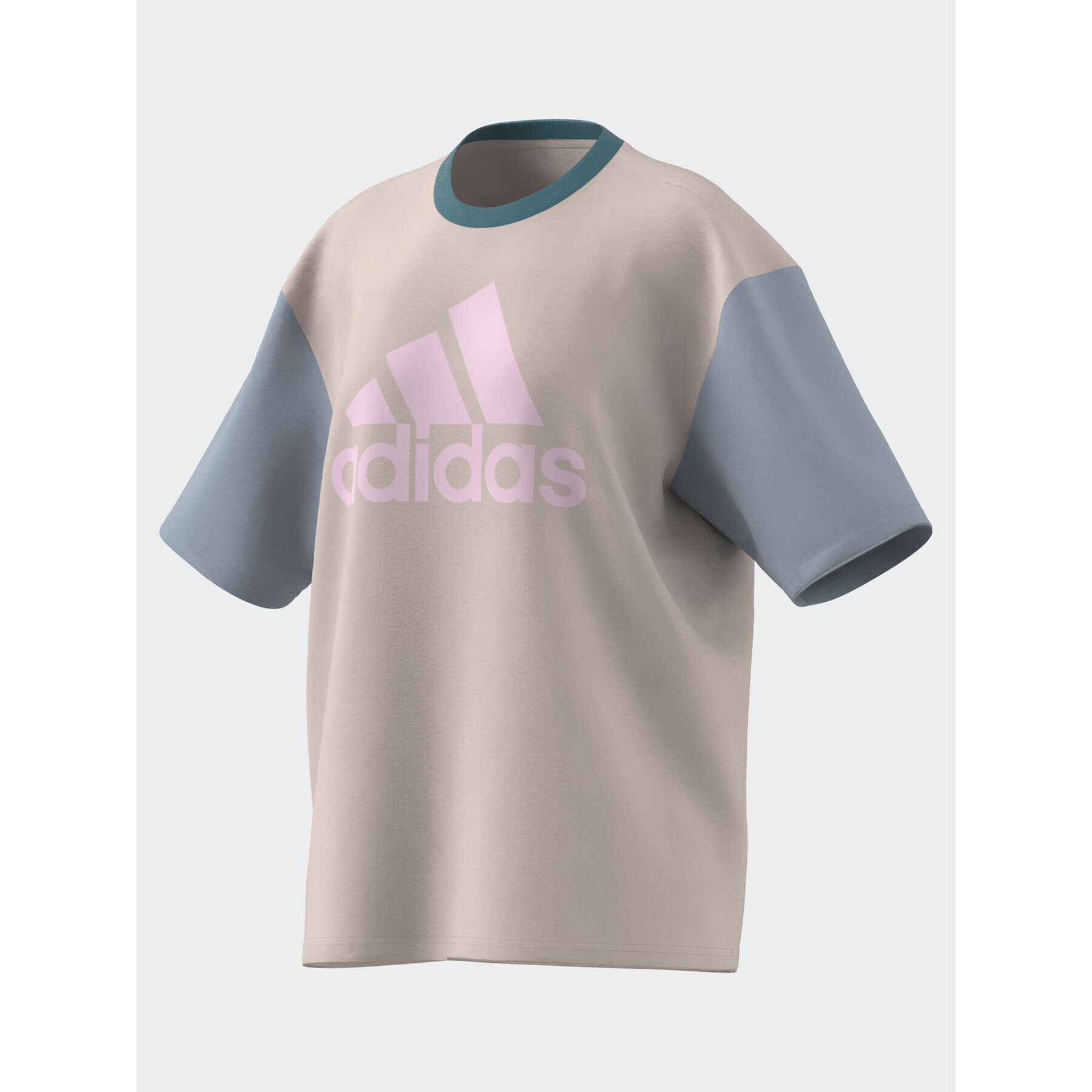 adidas Тишърт Essentials Big Logo Boyfriend T-Shirt IL3333 Розов Loose Fit - Pepit.bg